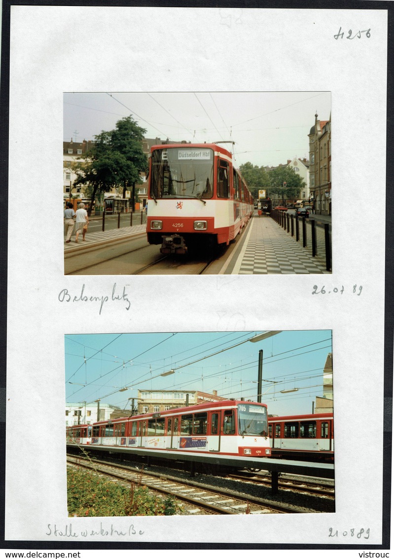 STRASSENBAHNEN - TRAMS - TRAMCARS - DÜSSELDORF - 6 Photographies. (4) - Autres & Non Classés