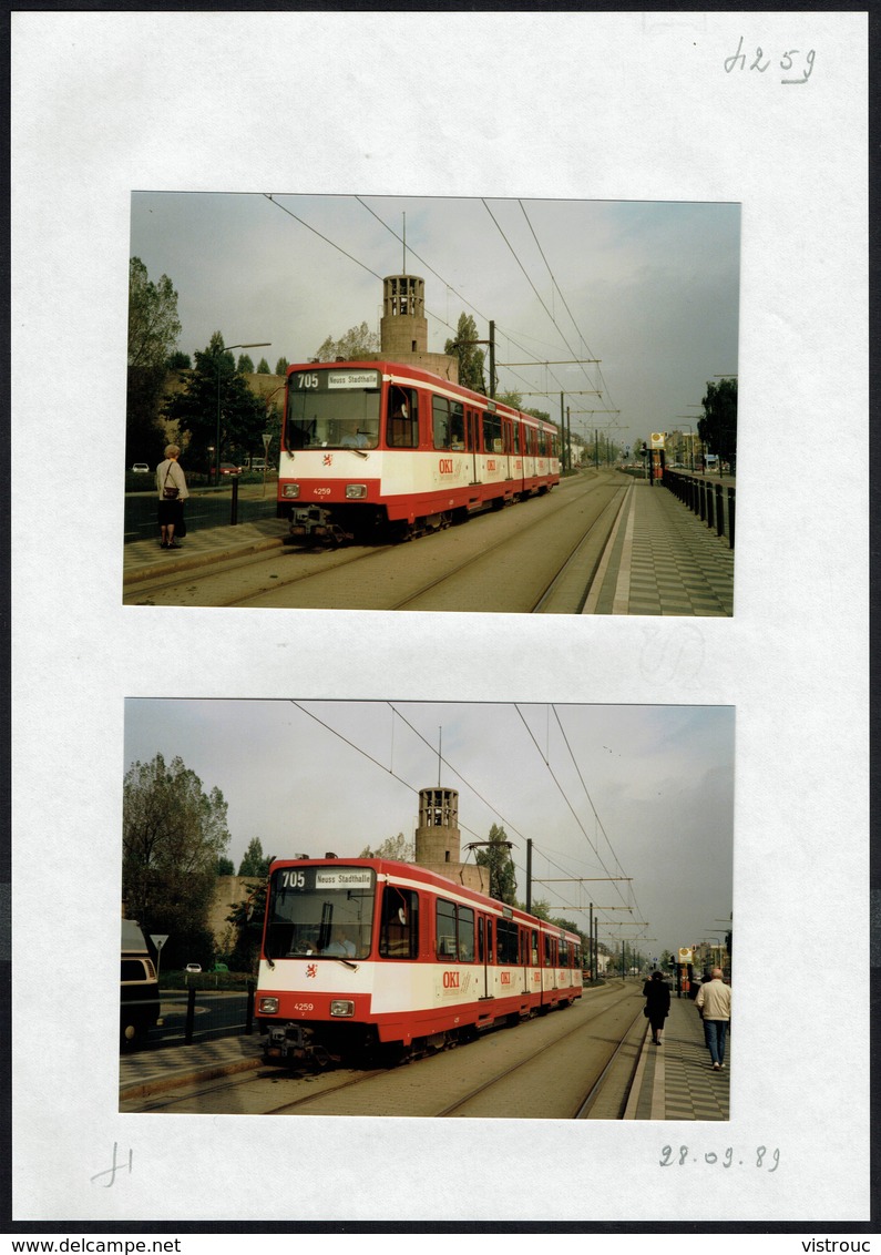 STRASSENBAHNEN - TRAMS - TRAMCARS - DÜSSELDORF - 6 Photographies. (6) - Autres & Non Classés