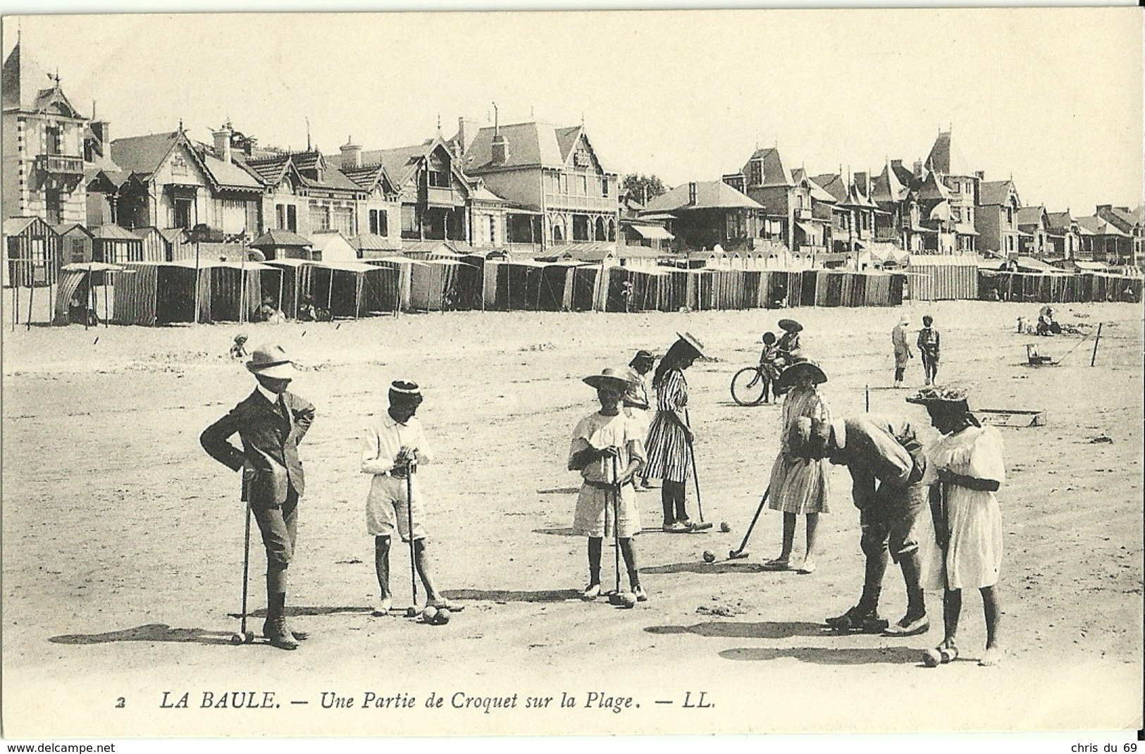 La Baule Une Partie De Croquet Sur La Plage - La Baule-Escoublac