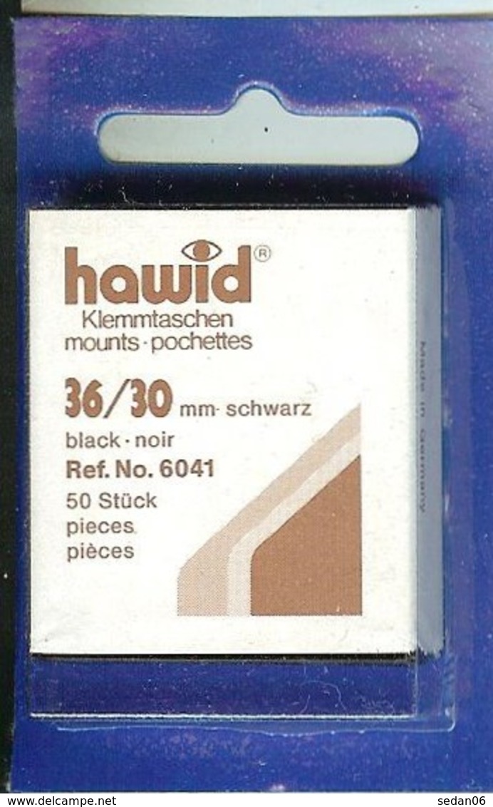 Hawid - Pochettes 36x30 Fond Noir - Bolsillos