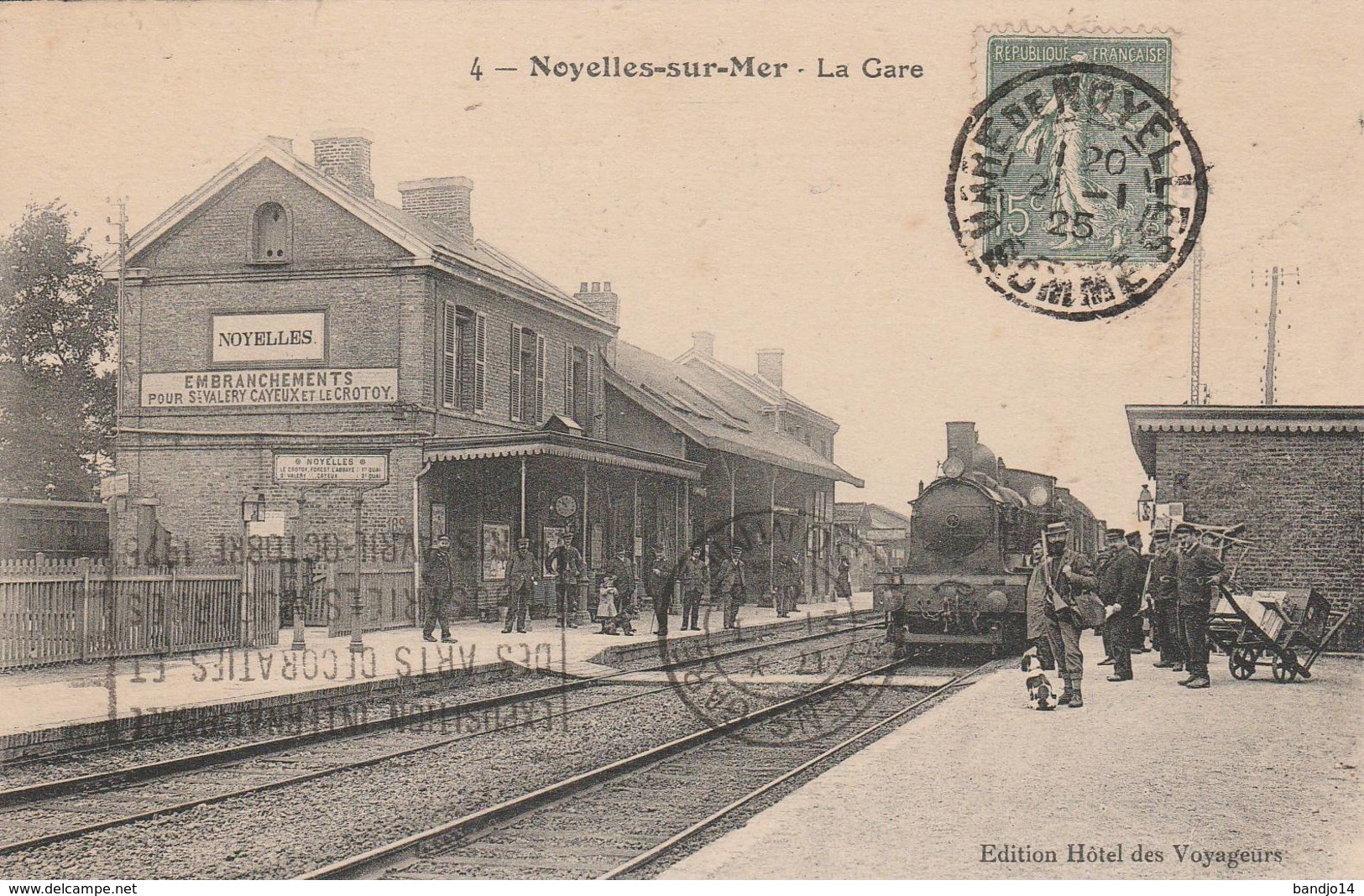Noyelles Sur Mer - La Gare - Scan Recto-verso - Noyelles-sur-Mer