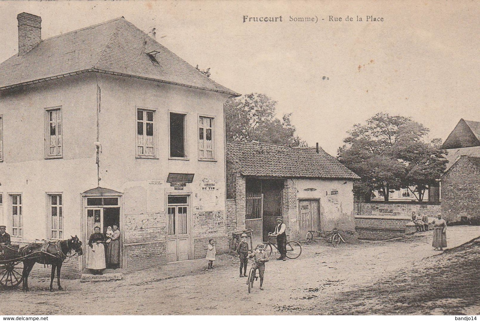 Frucourt - Rue De La Place- Scan Recto-verso - Autres & Non Classés