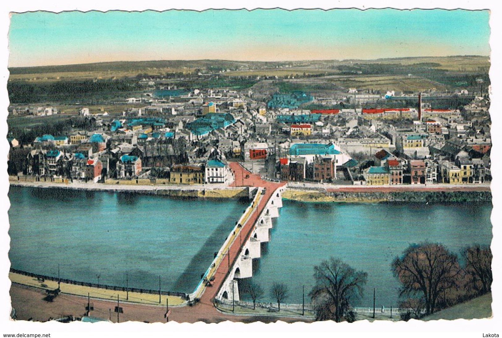 CPA Colorisée : NAMUR Citadelle - Panorama Vers JAMBES - Namur