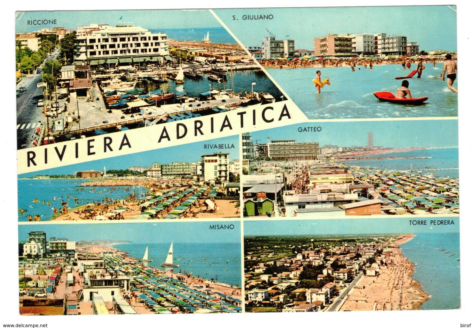 RIVIERA ADRIATICA - RIMINI - S. GIULIANO - RIVELLA - GATTEO - MISANO - TORRE PEDRERA (EMILIA ) - Altri & Non Classificati