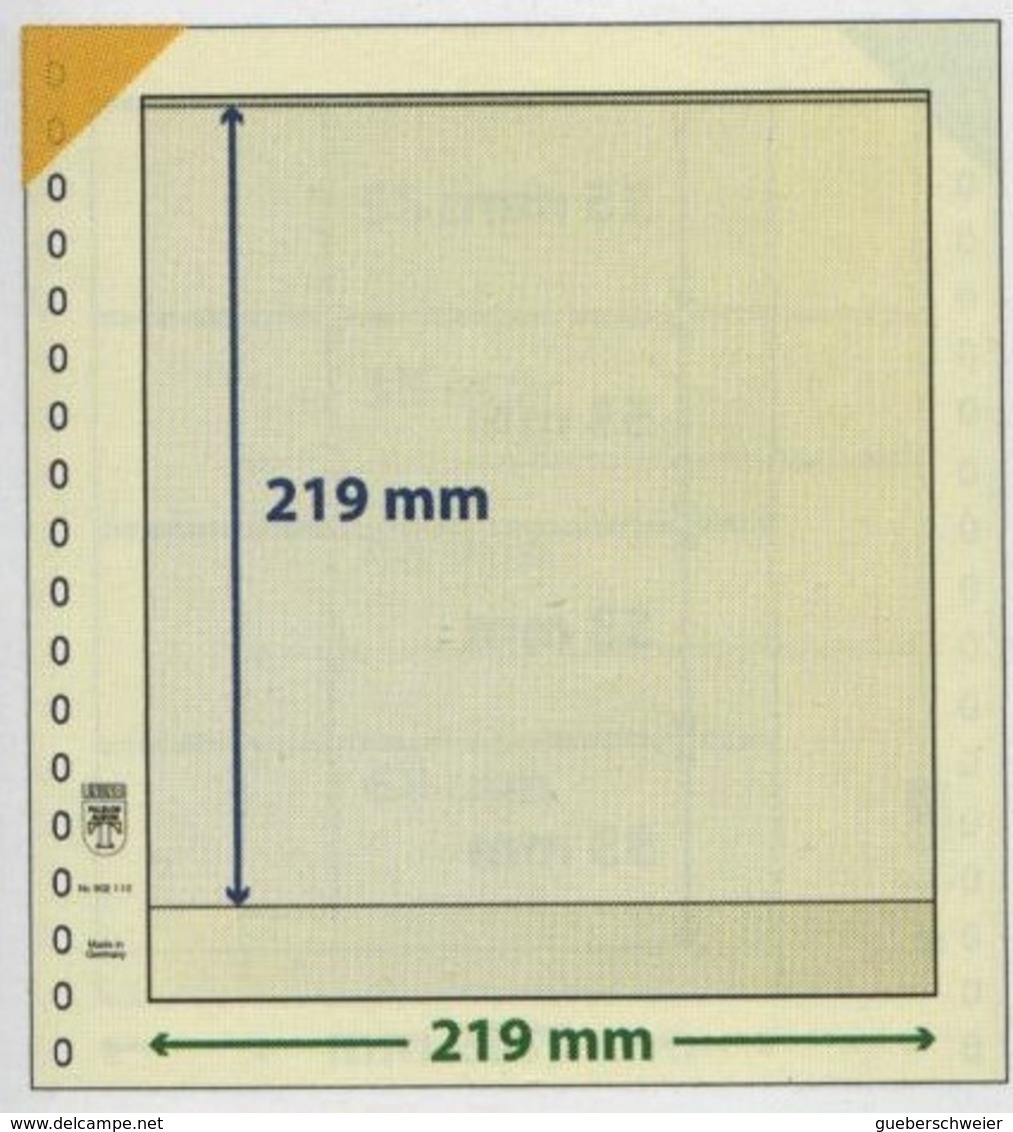 Feuilles Neutres Lindner T à L'unité Réf. 802110 à Moins 50 % - For Stockbook