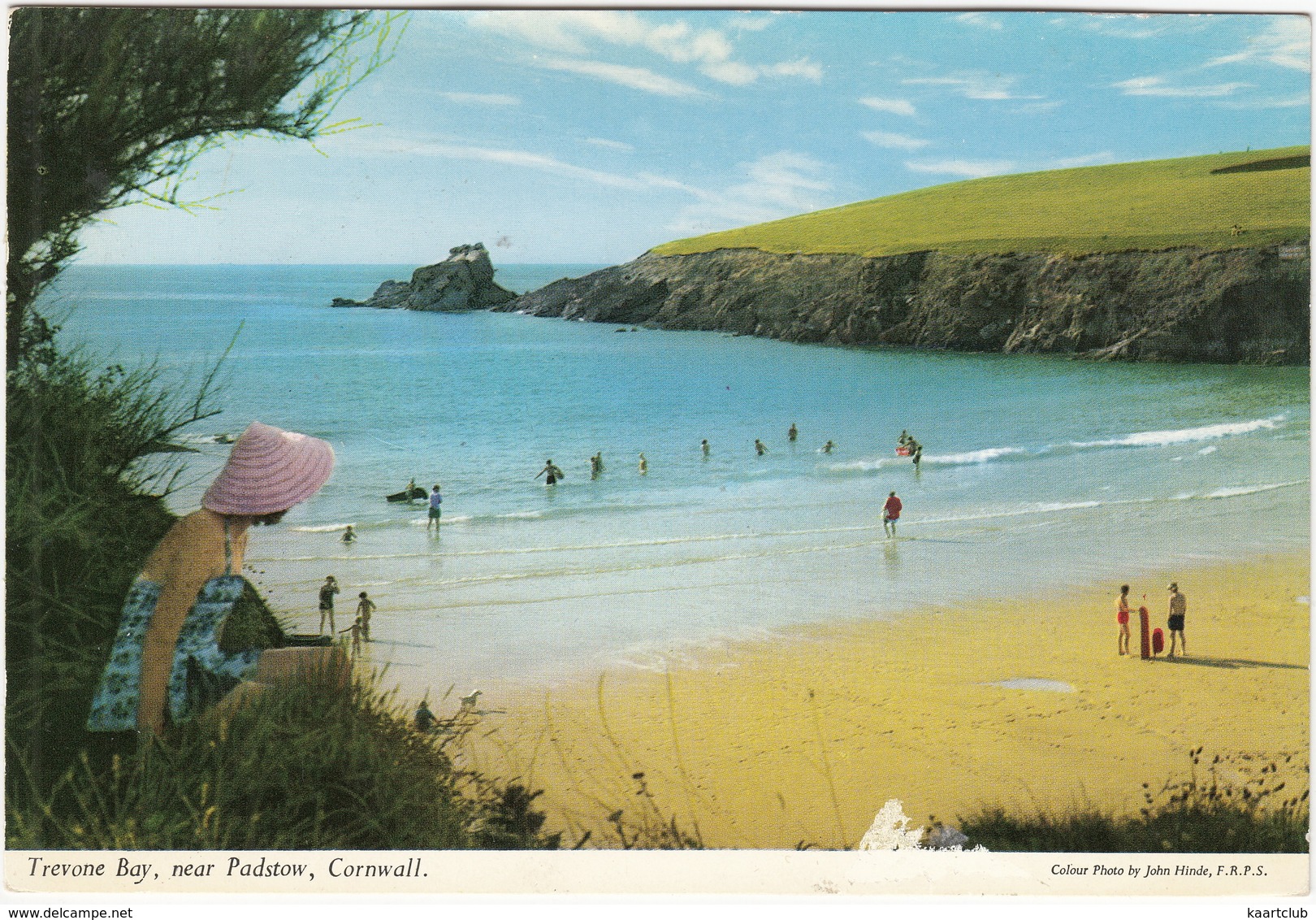 Trevone Bay, Near Padstow - (1970) - (Cornwall, England) - John Hinde - Newquay