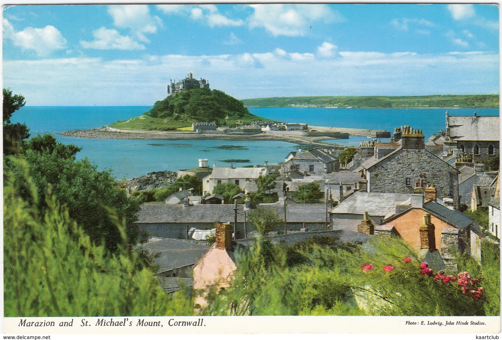 Marazion And St. Michael's Mount - (1969) - (Cornwall, England) - John Hinde - St Michael's Mount