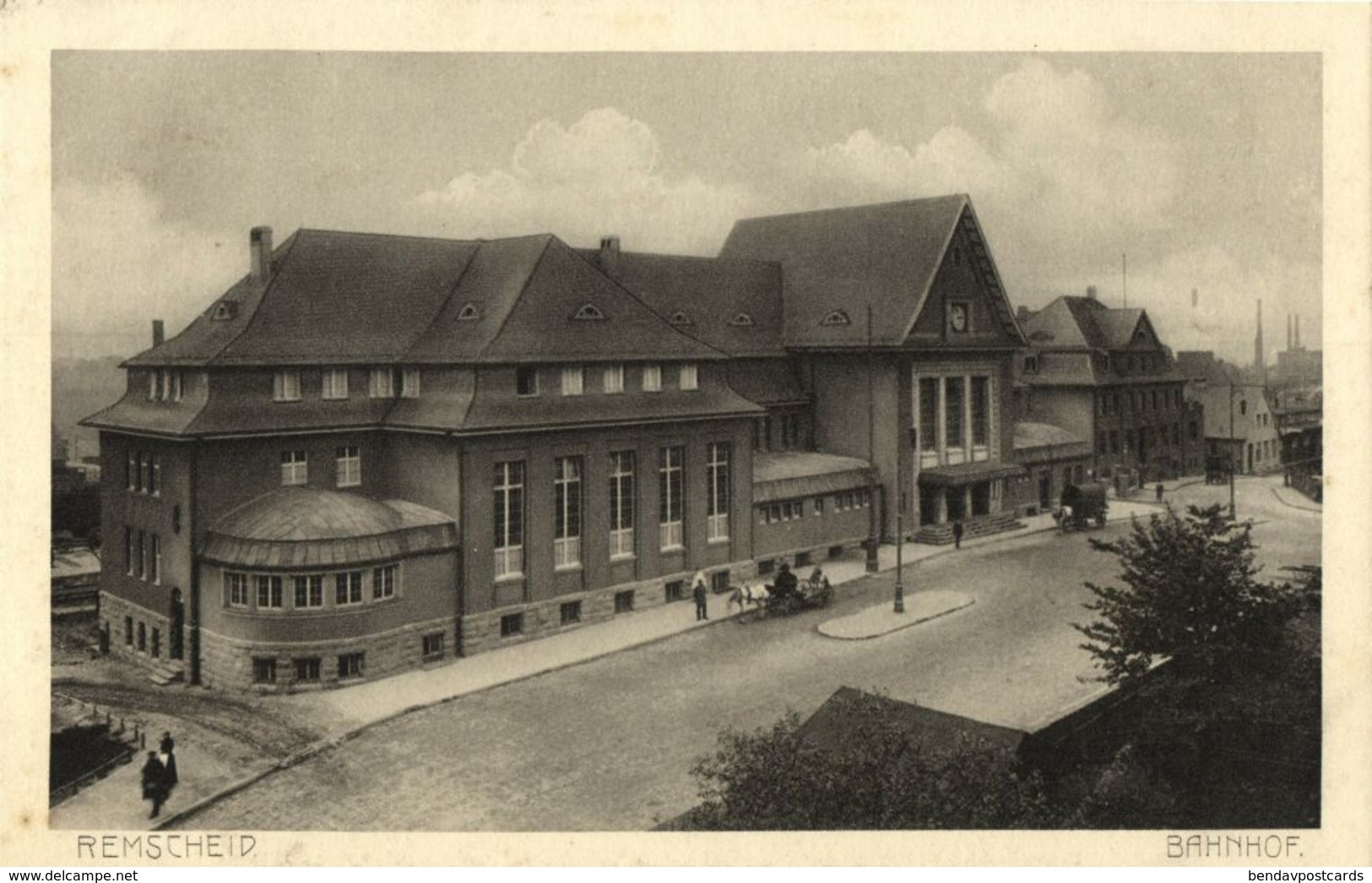 REMSCHEID, Bahnhof (1910s) AK - Remscheid