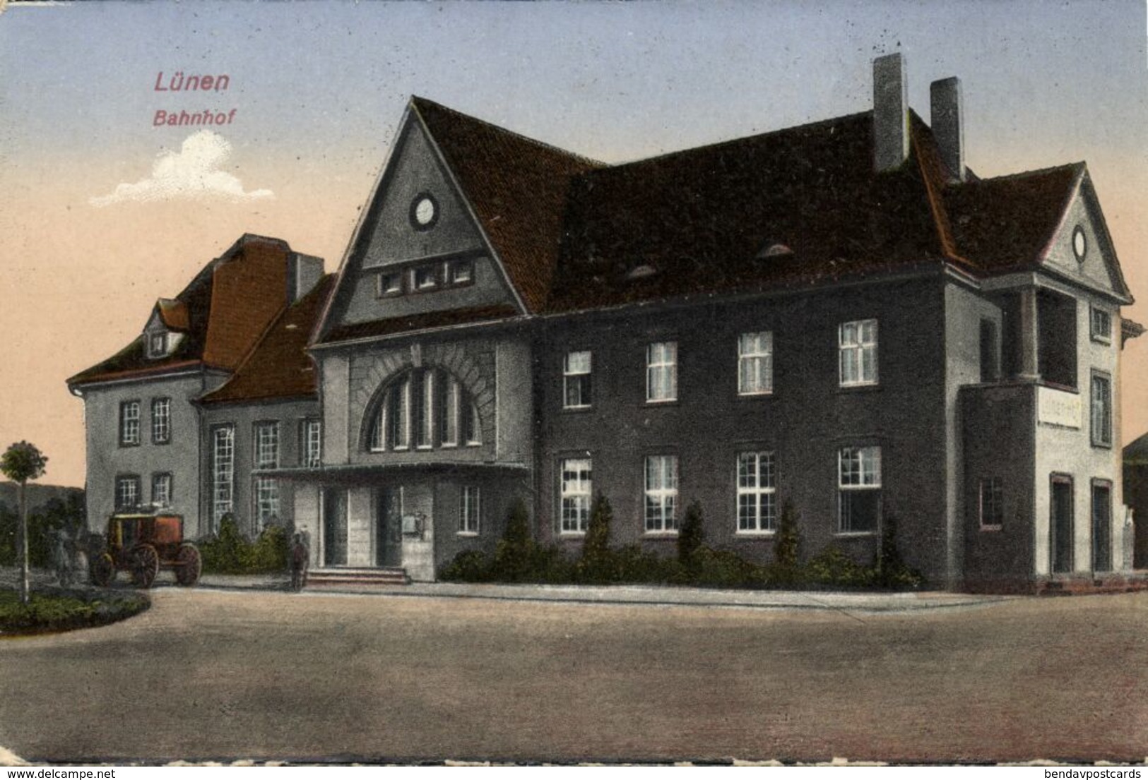 LÜNEN, Kr. Unna, Bahnhof (1910s) AK - Lünen