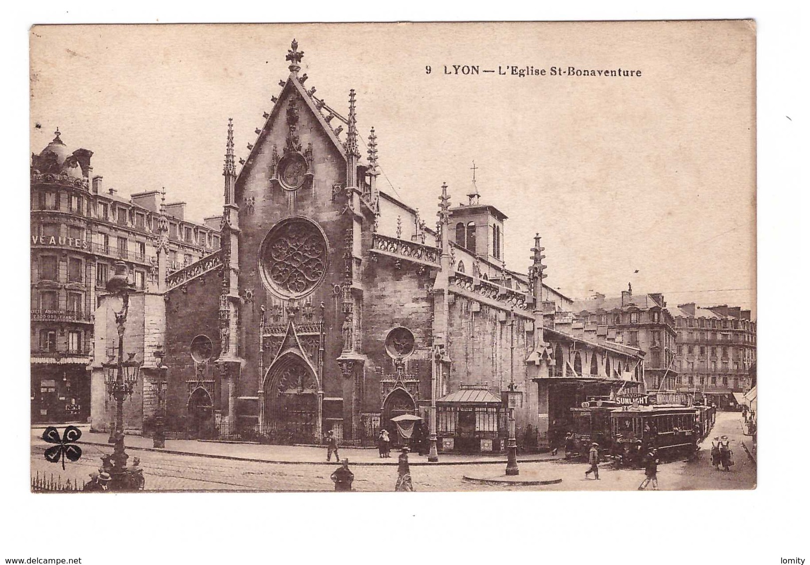 Tram Tramway Lyon Eglise St Bonaventure - Tramways