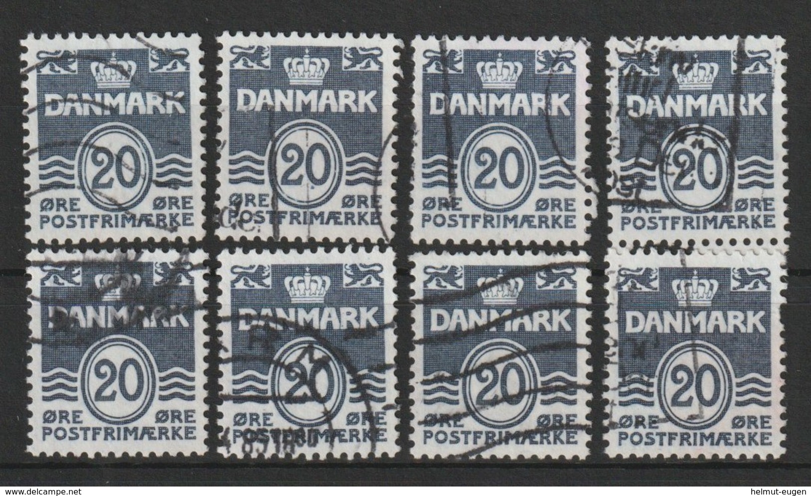 MiNr. 556 Dänemark / 1974, 24. Jan. Freimarke: Wellenlinien Ohne Herzchen. - Gebraucht