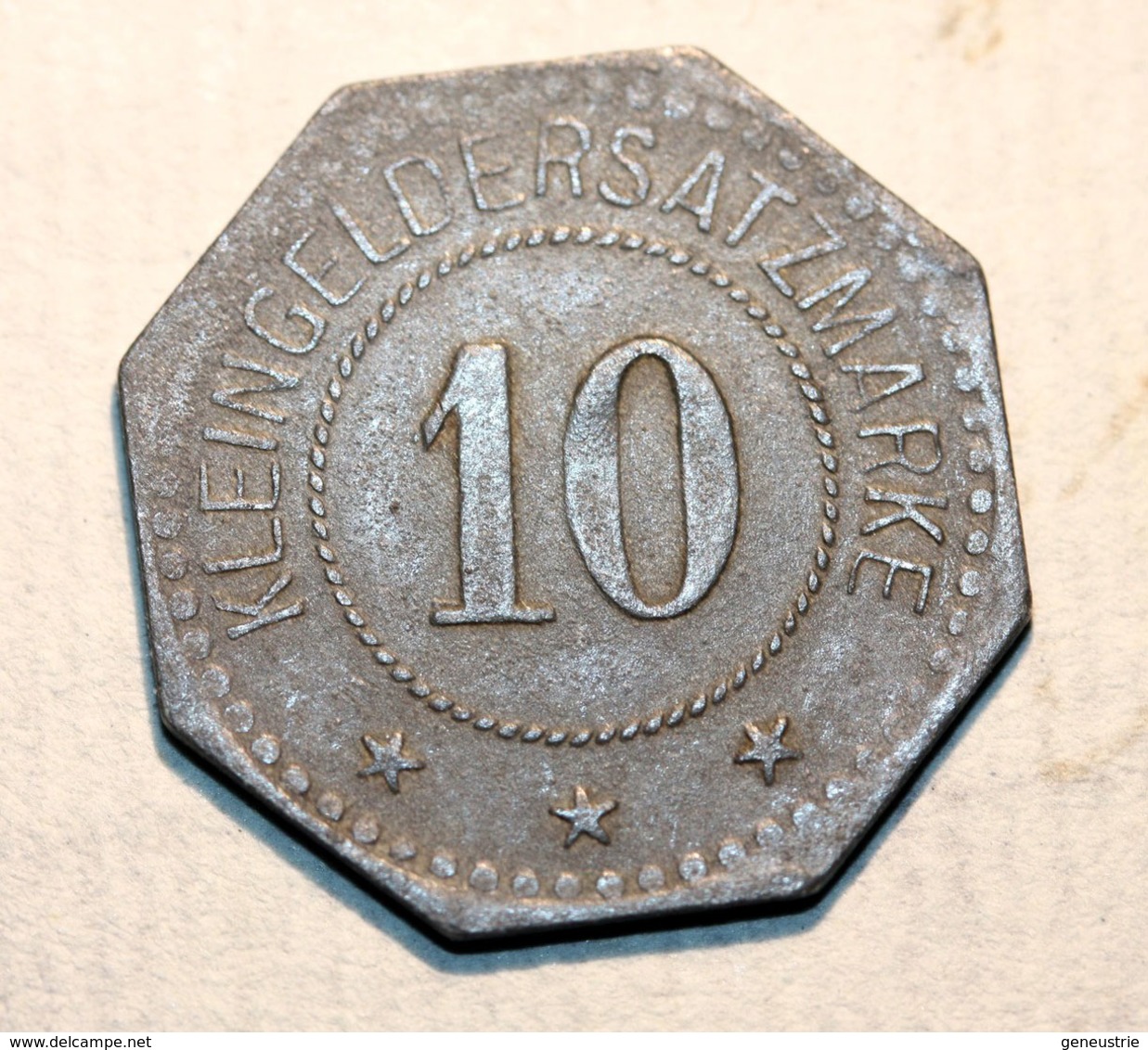 WWI Monnaie Jeton De Necessité De La Ville De Neustadt A/d HDT "10 Stadt Neustadt A/d HDT" Allemagne 1917 WW1 - Monétaires/De Nécessité