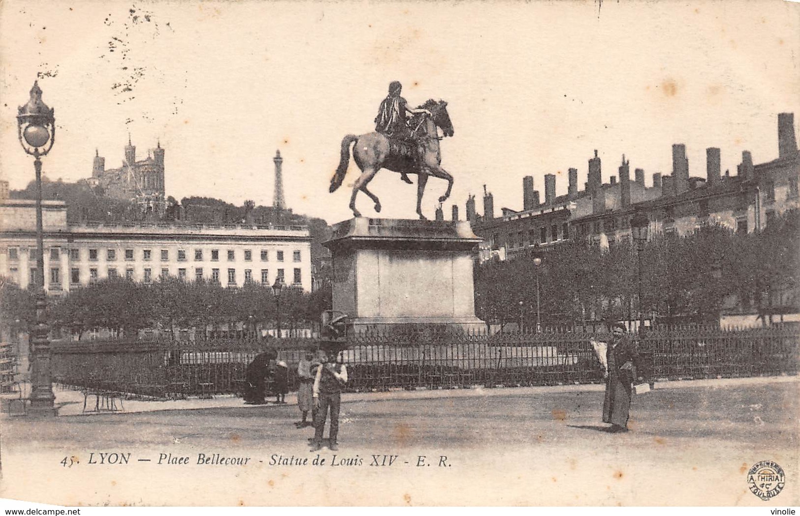 D18-3885 : CARTE POSTALE AVEC CACHET FRANCHISE MILITAIRE. COMMISSAIRE DE LA GARE DE VAISE. RHONE. - Guerre De 1914-18