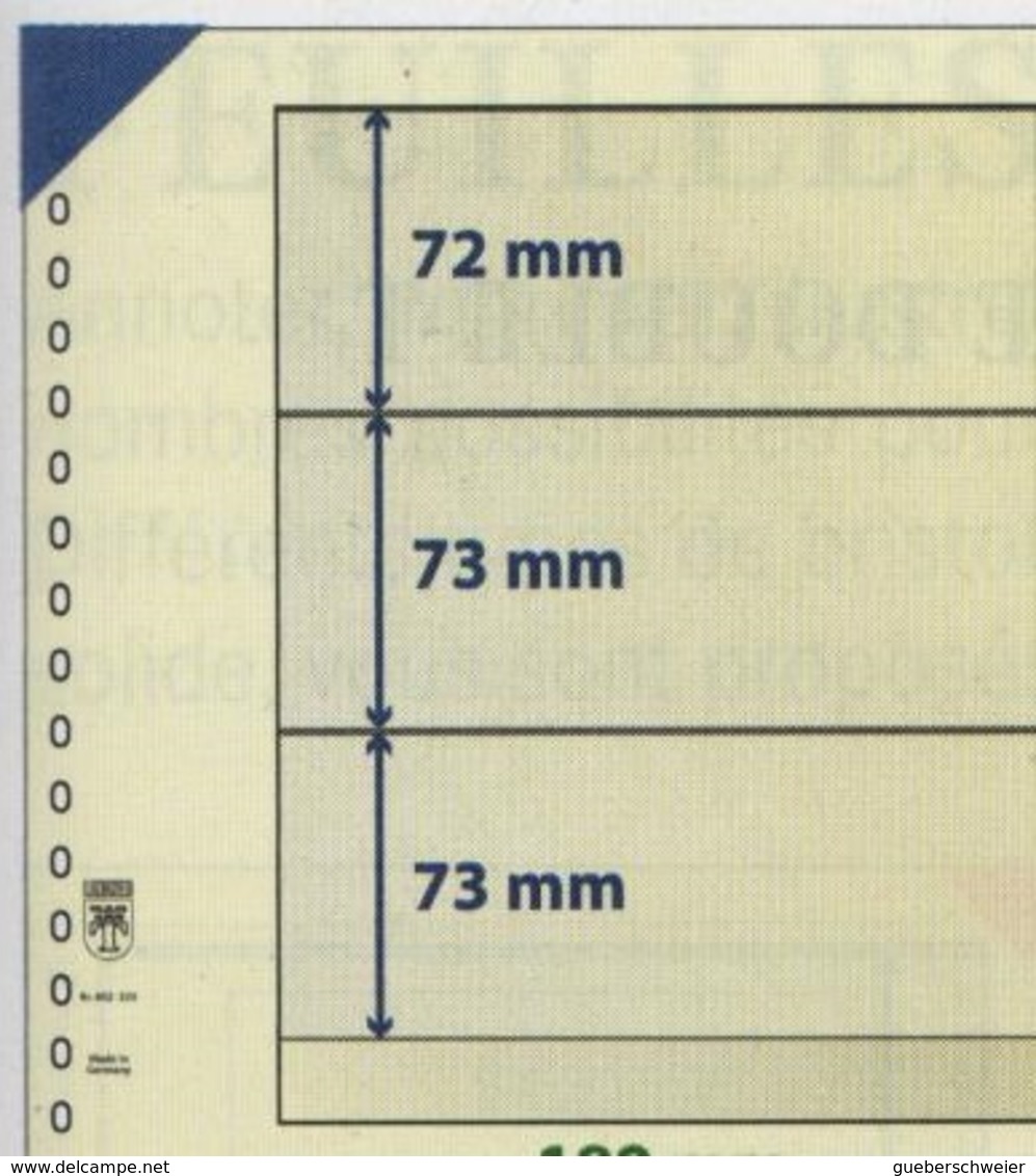 Feuilles Neutres Lindner T à L'unité Réf. 802320  à Moins 50 % - For Stockbook