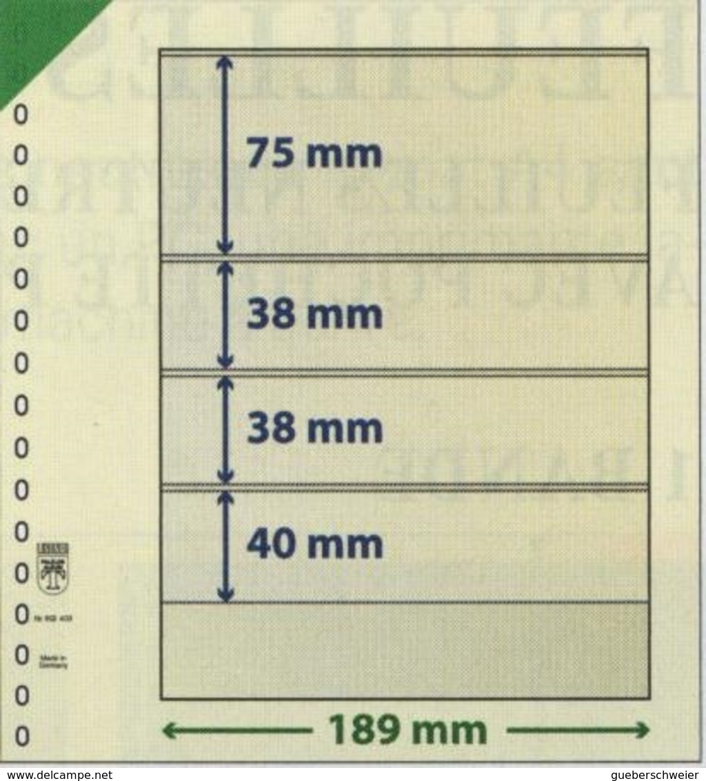 Feuilles Neutres Lindner T à L'unité Réf. 802403  à Moins 50 % - For Stockbook