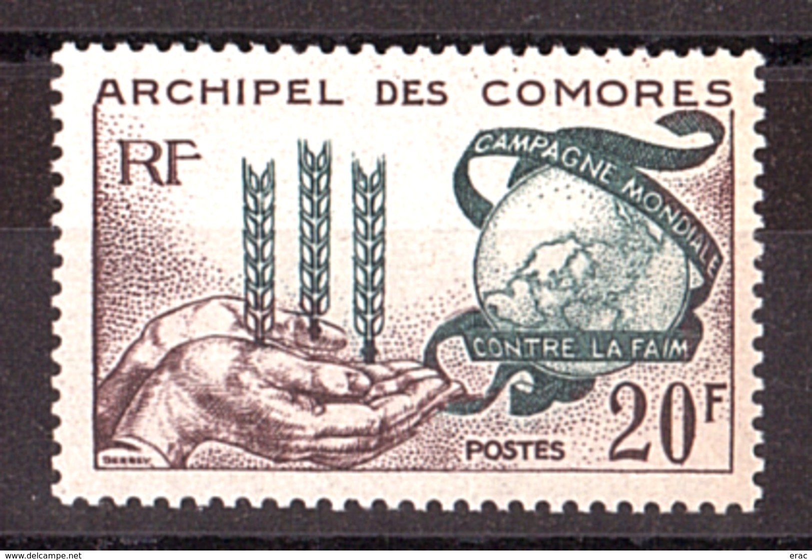 Comores - 1963 - N° 26 - Neuf ** - Lutte Contre La Faim Dans Le Monde - Unused Stamps