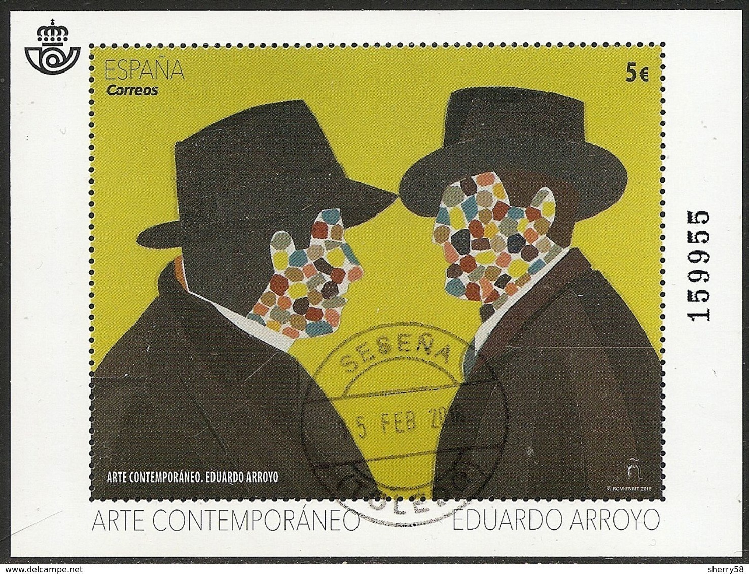 2018-ED. 5209 - Arte Contemporáneo. Eduardo Arroyo-USADO - Used Stamps