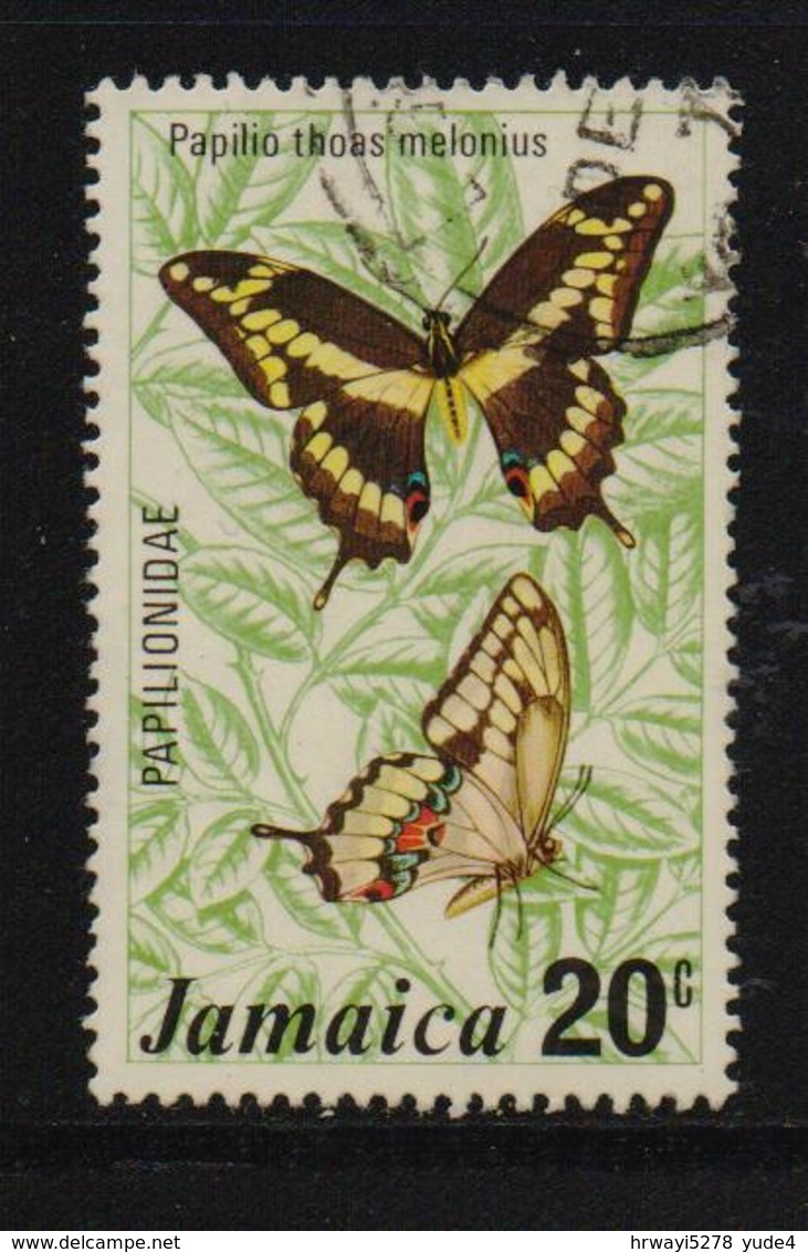 Jamaica 1975, Butterfly, Minr 399, Vfu - Jamaique (1962-...)