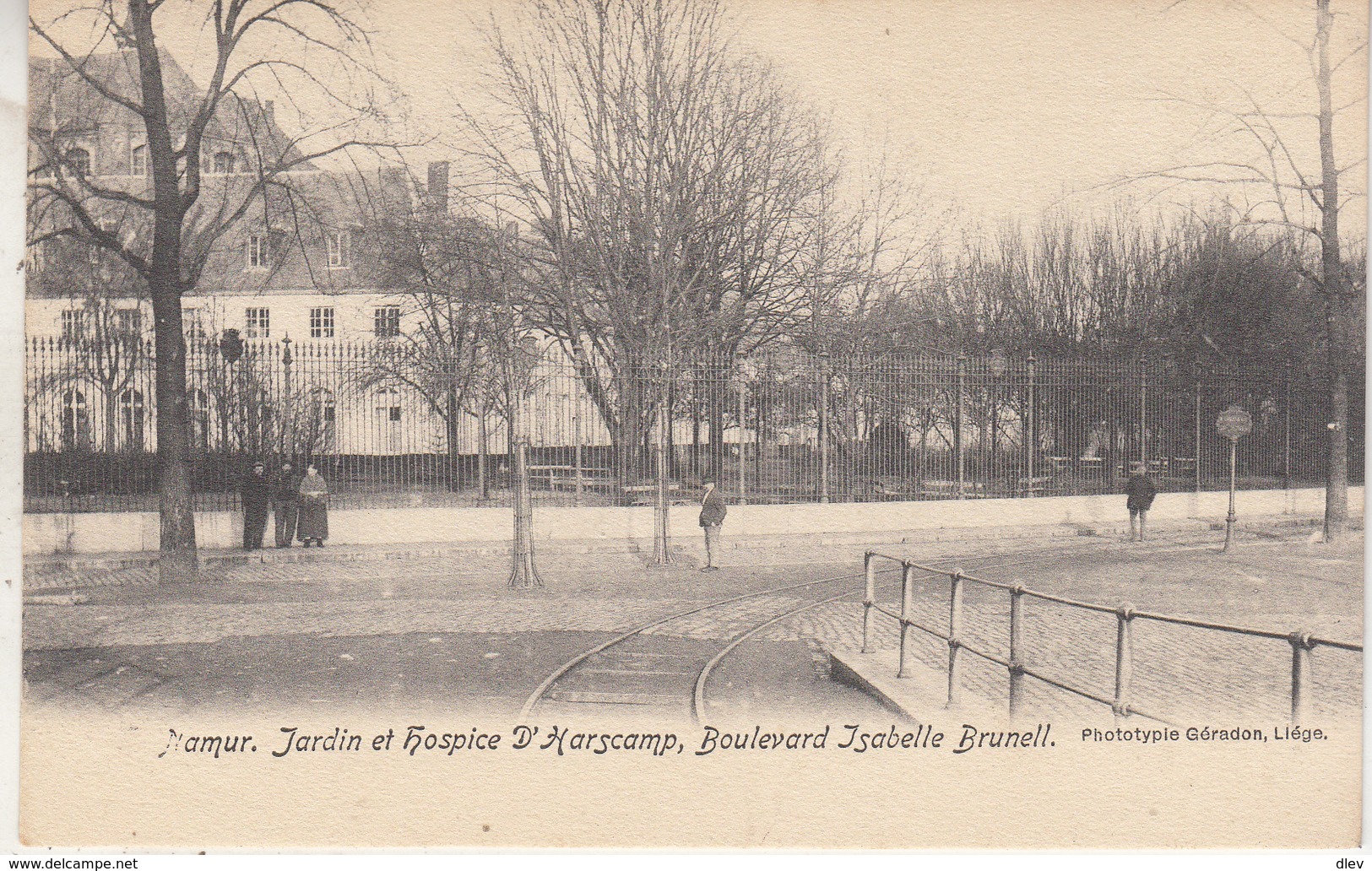 Namur. Jardin Et Hospice D' Harscamp, Boulevard Isablle Bruneel - Phototypie Géradon, Liège - Namen