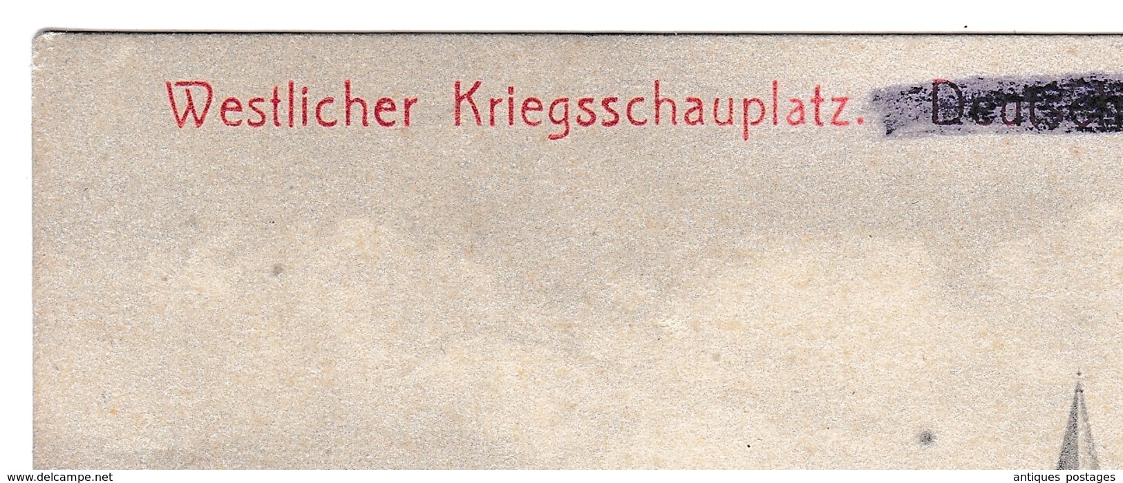 Postkarte Feldpost 1915 Deutschland WW1 Première Guerre Mondiale Westlicher Kriegschauplatz Deutsch-Avricourt Kolonie - Feldpost (postage Free)