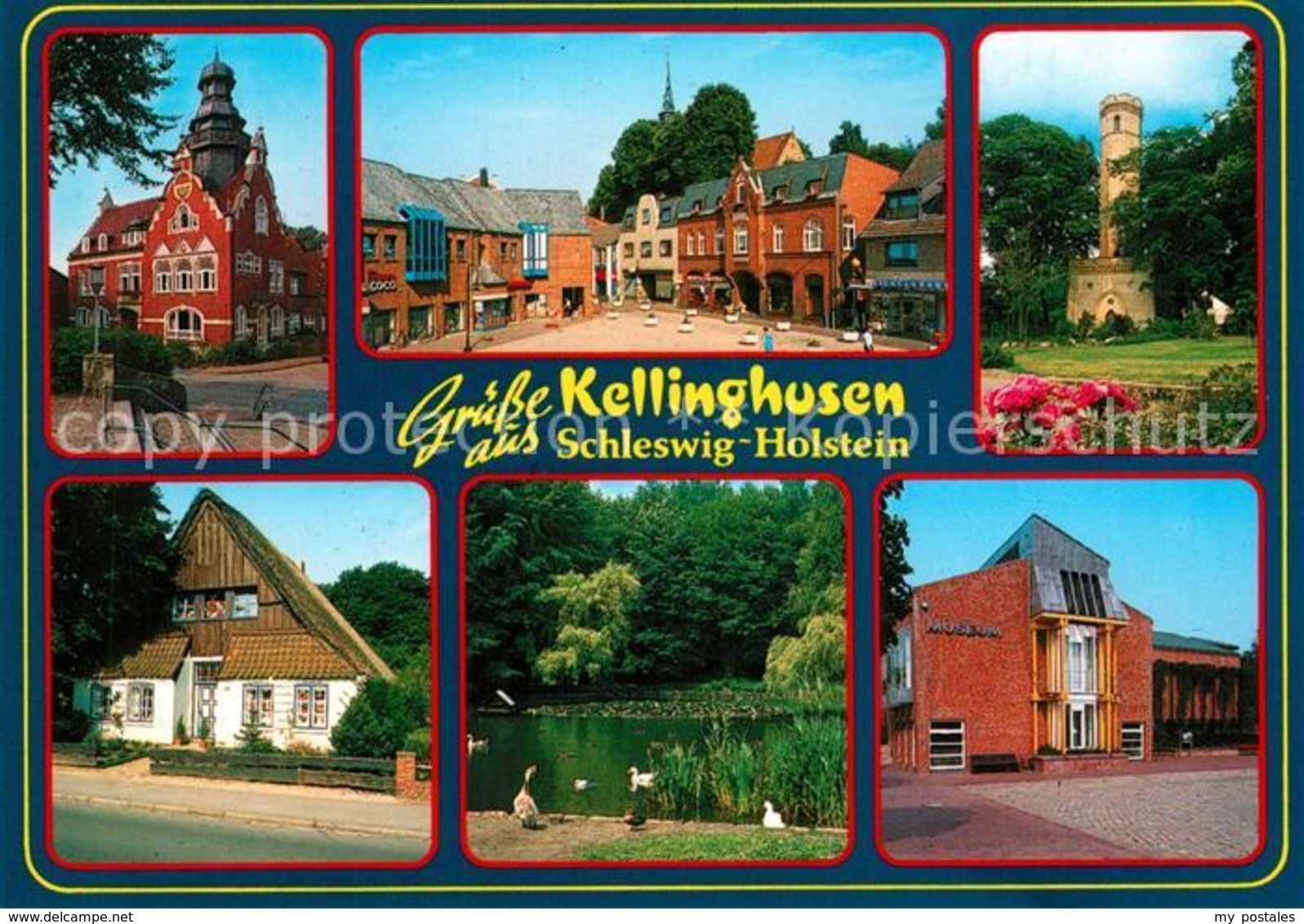 73295052 Kellinghusen Rathaus Markt Aussichtsturm Schwanenteich Museum Kellinghu - Kellinghusen