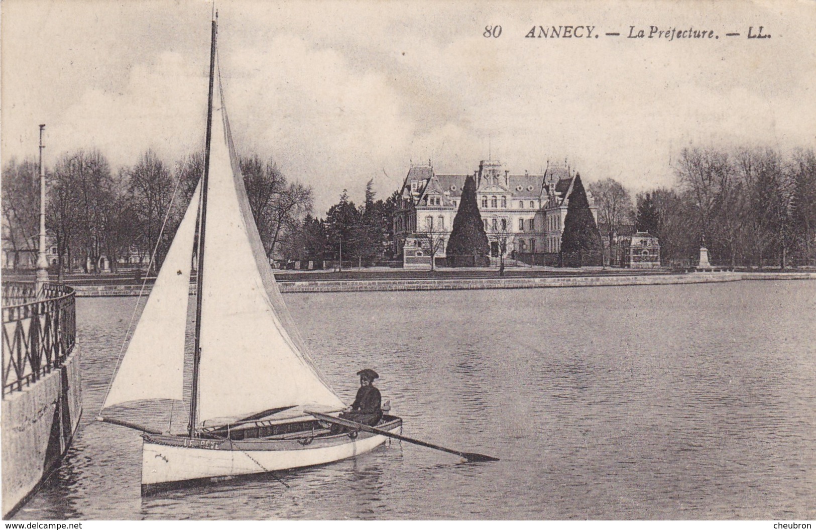 74. ANNECY. CPA. LA PRÉFECTURE. ANNEE 1921 - Annecy