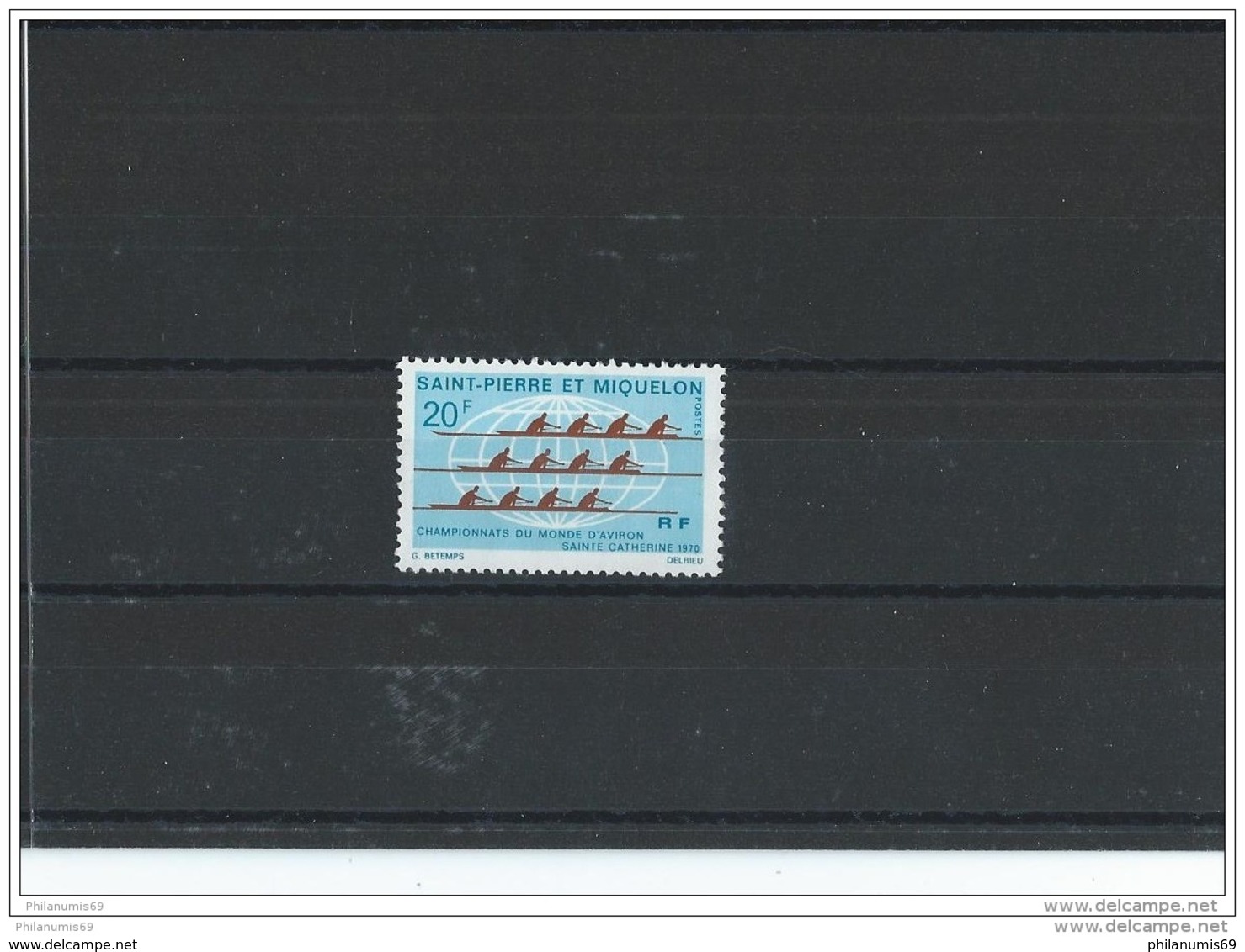 SPM 1970 - YT N° 405 NEUF AVEC CHARNIERE * (MLH) GOMME D'ORIGINE TTB - Unused Stamps