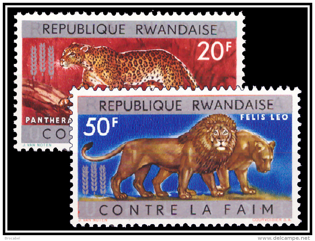 Rwanda 0032A33A** Lutte Contre La Faim  MNH Cote 210 - Neufs