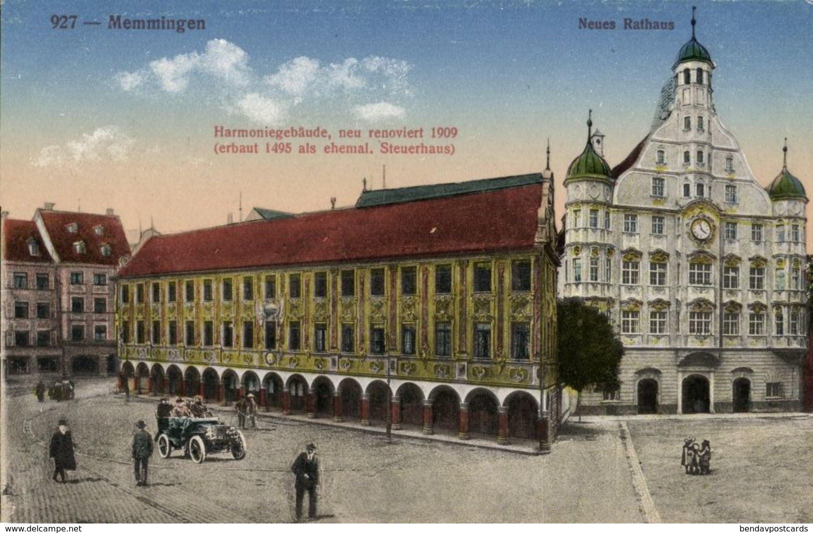 MEMMINGEN, Neues Rathaus (1910s) AK - Memmingen