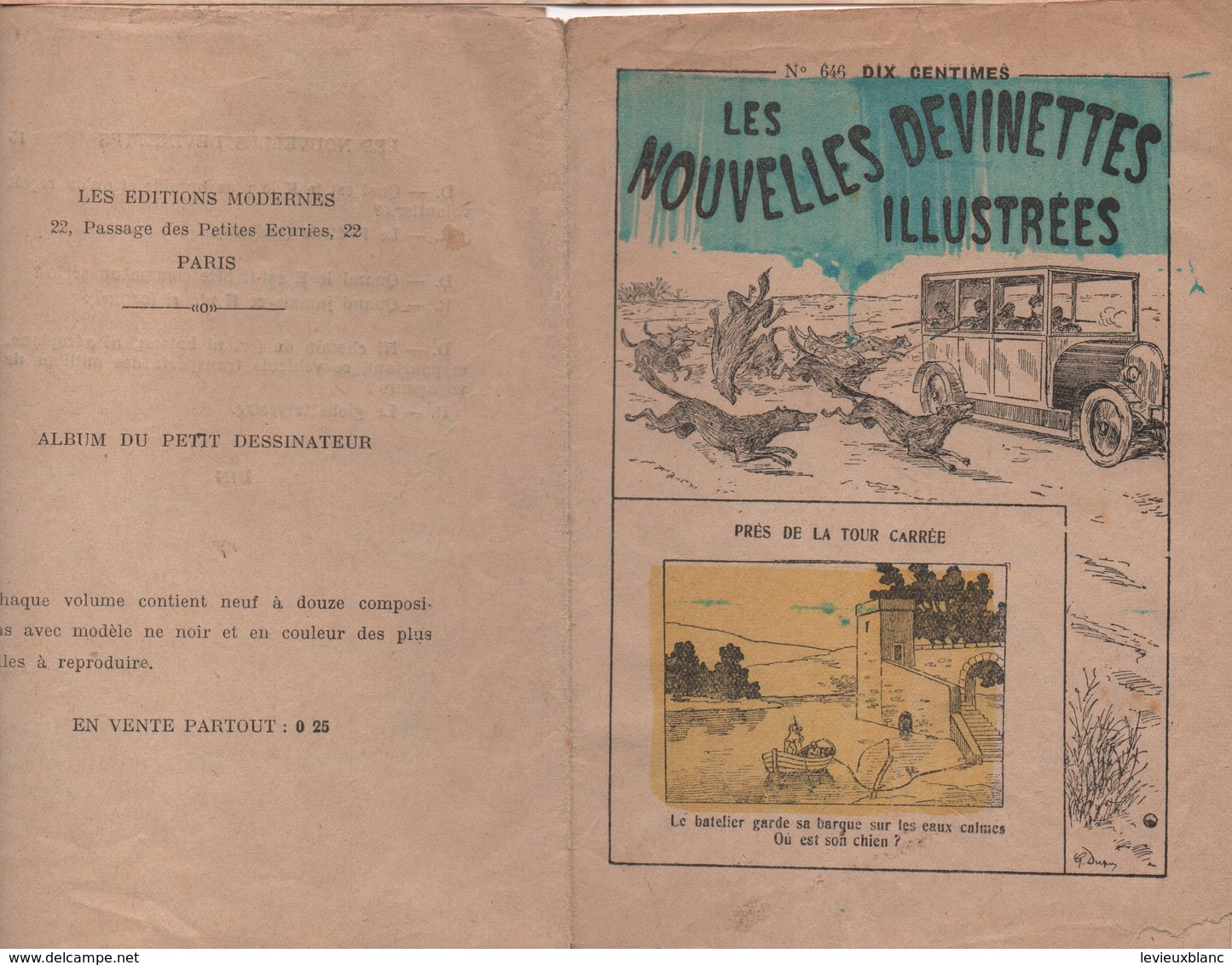 Petit Fascicule De Devinettes/ Les Nouvelles Devinettes Illustrées /Editions Modernes/ Vers 1920  JE231 - Other & Unclassified