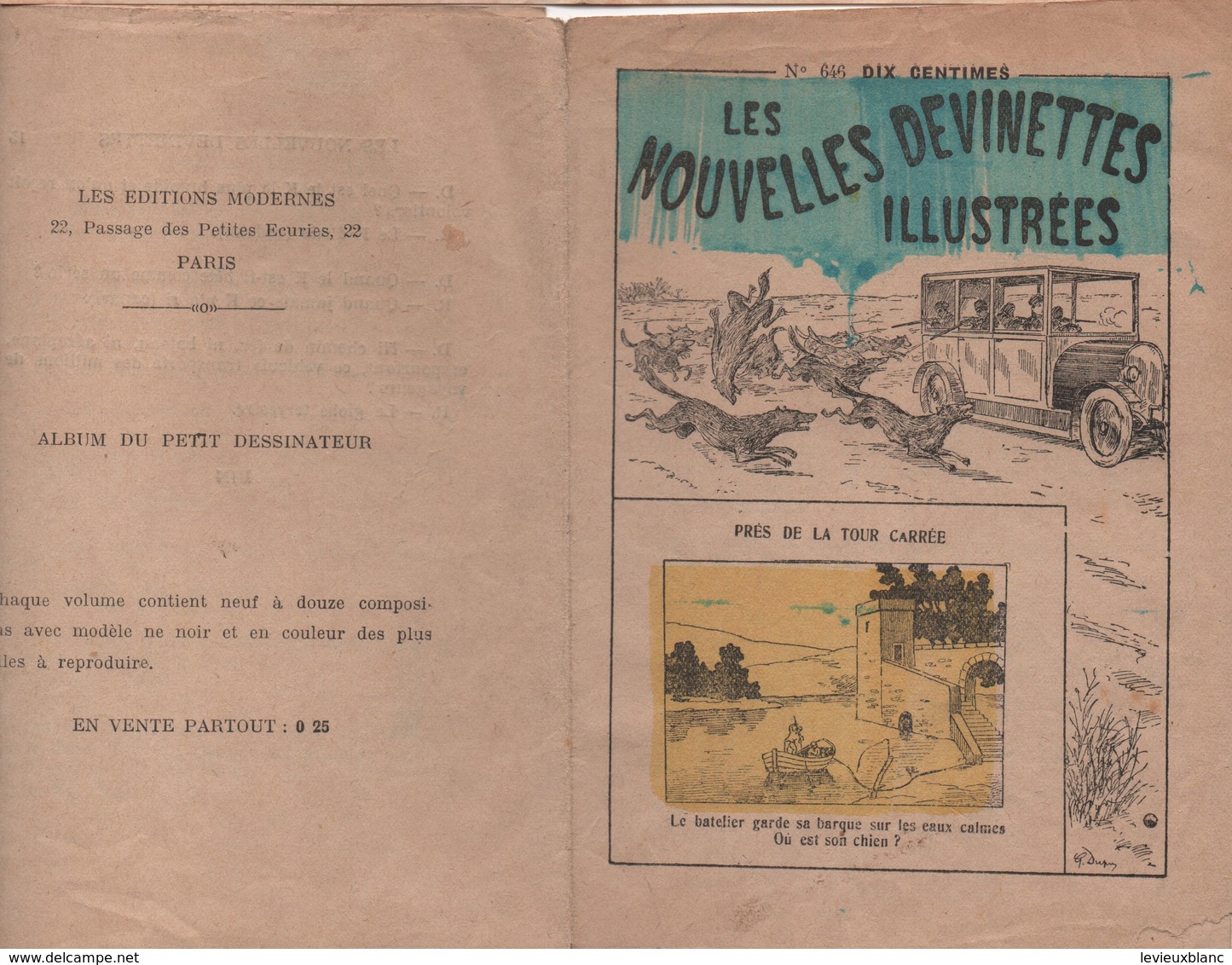 Petit Fascicule De Devinettes/ Les Nouvelles Devinettes Illustrées /Editions Modernes/ Vers 1920  JE231 - Autres & Non Classés