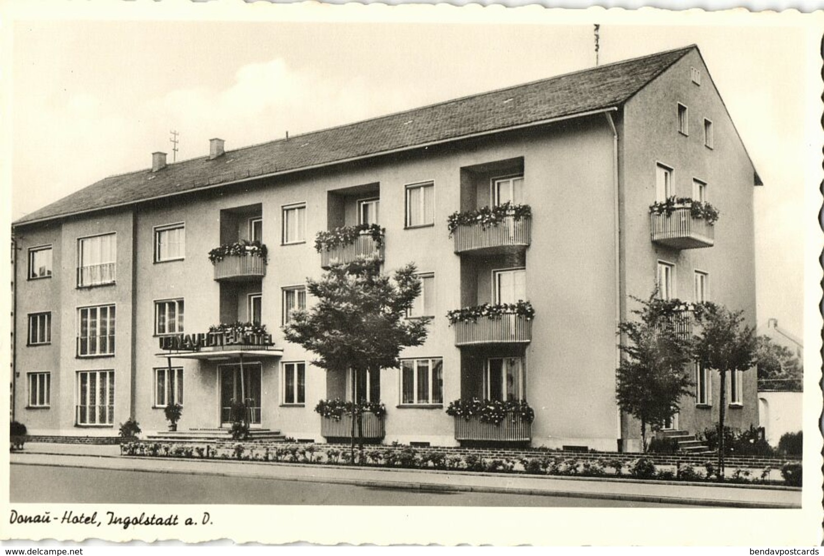 INGOLSTADT, Donau-Hotel (1967) AK - Ingolstadt