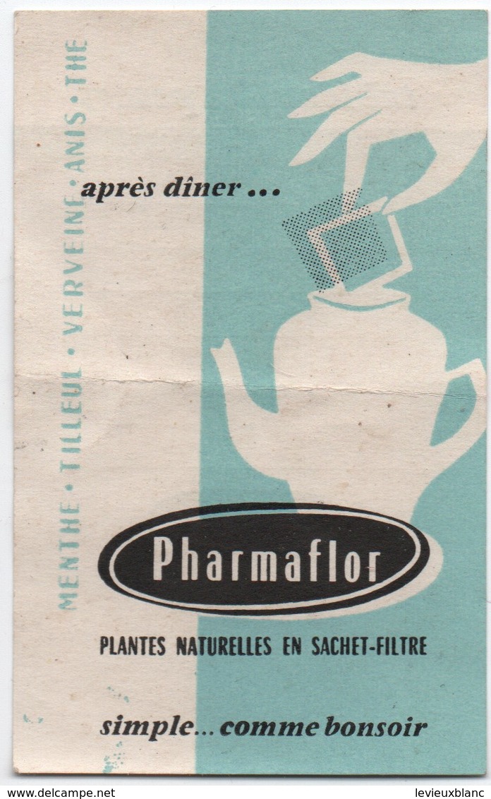 Santé -Hygiéne/Pharmacie/PHARMAFLOR/Tableau Des Pesées / Plantes Naturelles/ Vers 1960                           PARF162 - Andere & Zonder Classificatie
