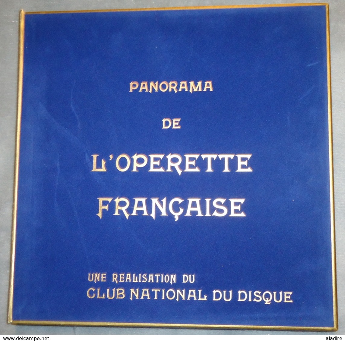 1960 - Panorama De L' OPERETTE Française - 5 Disques Vinyle Dans Coffret Velours Et Livret D'introduction 38 Pages - Opéra & Opérette