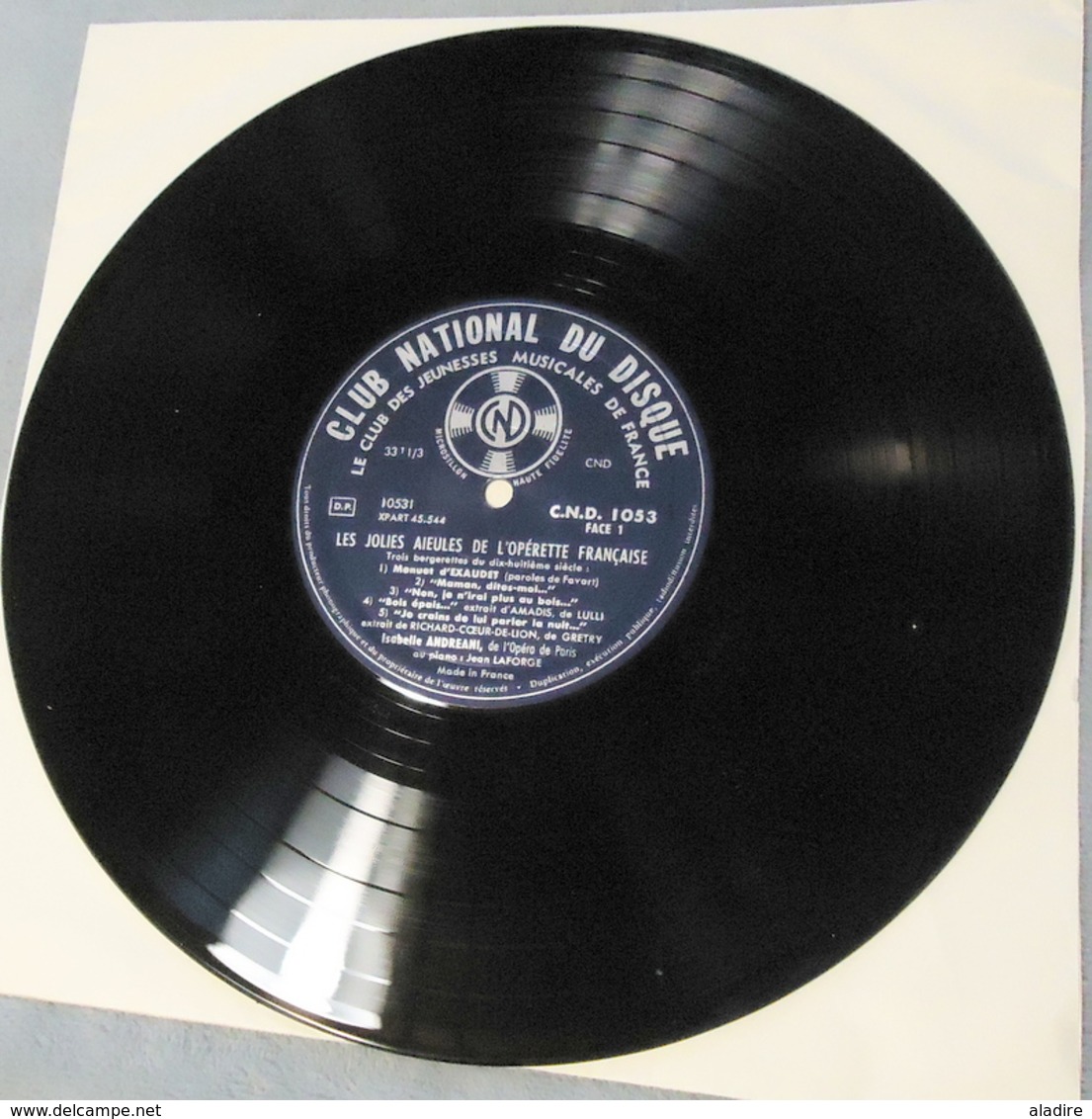 1960 - Panorama de l' OPERETTE française - 5 disques vinyle dans coffret velours et livret d'introduction 38 pages