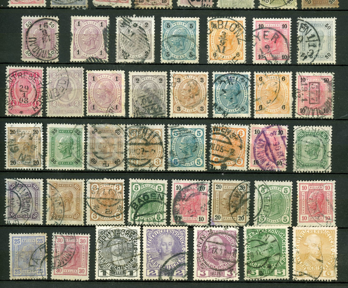 1850 - 1917 Grosses Gestempeltes Lot - Gebraucht