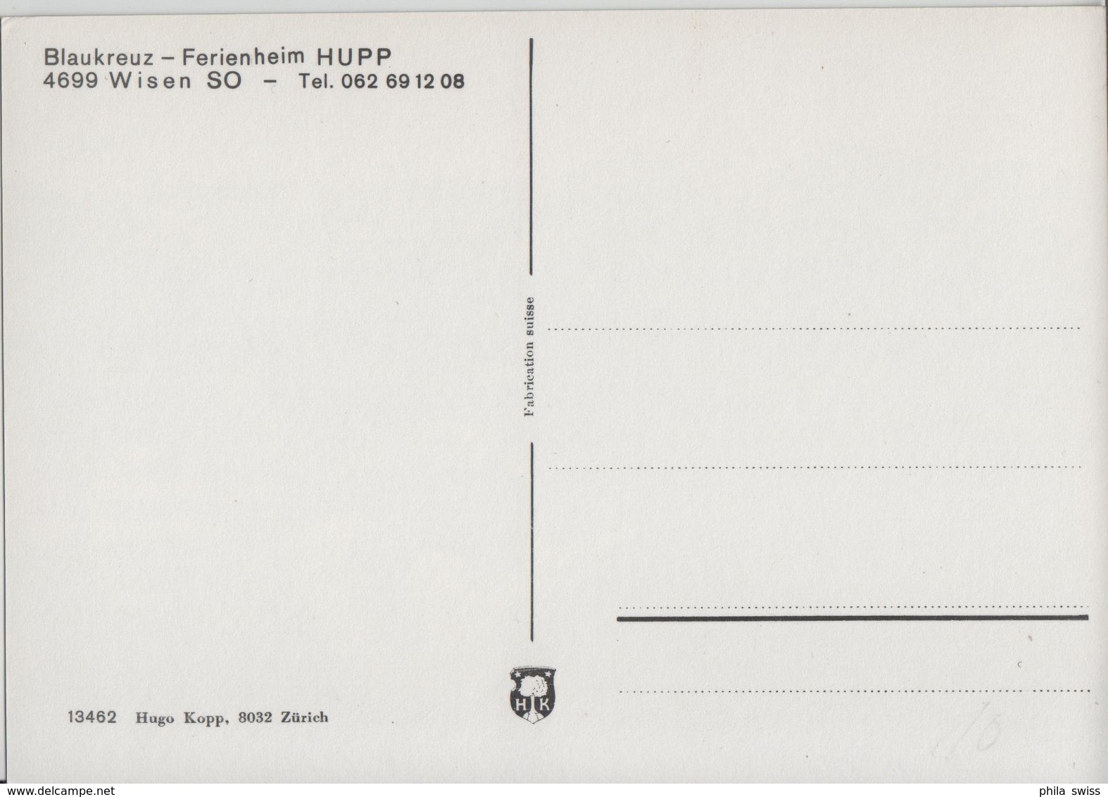 Blaukreuz-Ferienheim Hupp Ob Wisen SO - Wisen