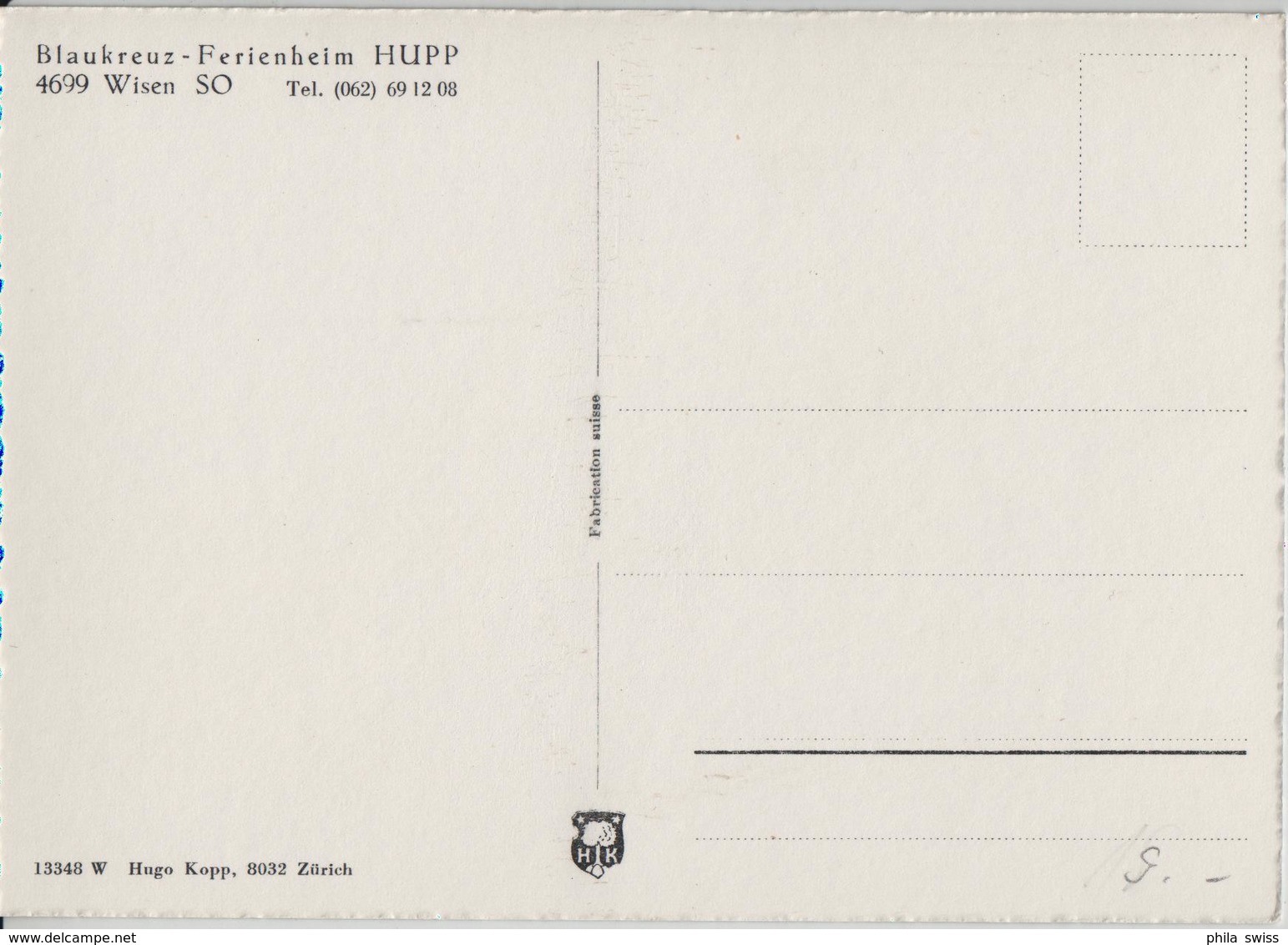 Blaukreuz-Ferienheim Hupp Ob Wisen SO - Generalansicht - Wisen