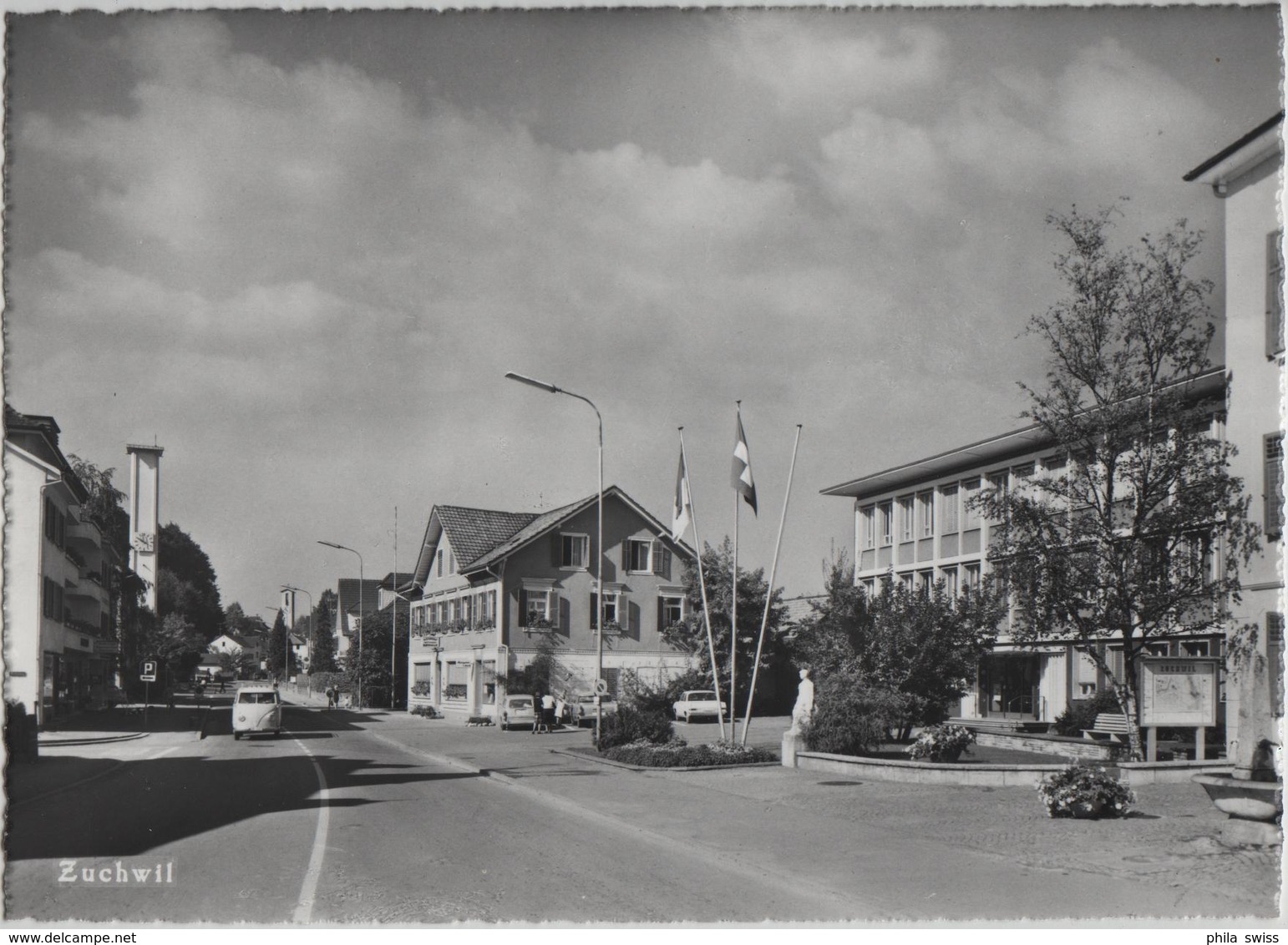 Zuchwil - Dorfpartie, VW-Bus - Other & Unclassified