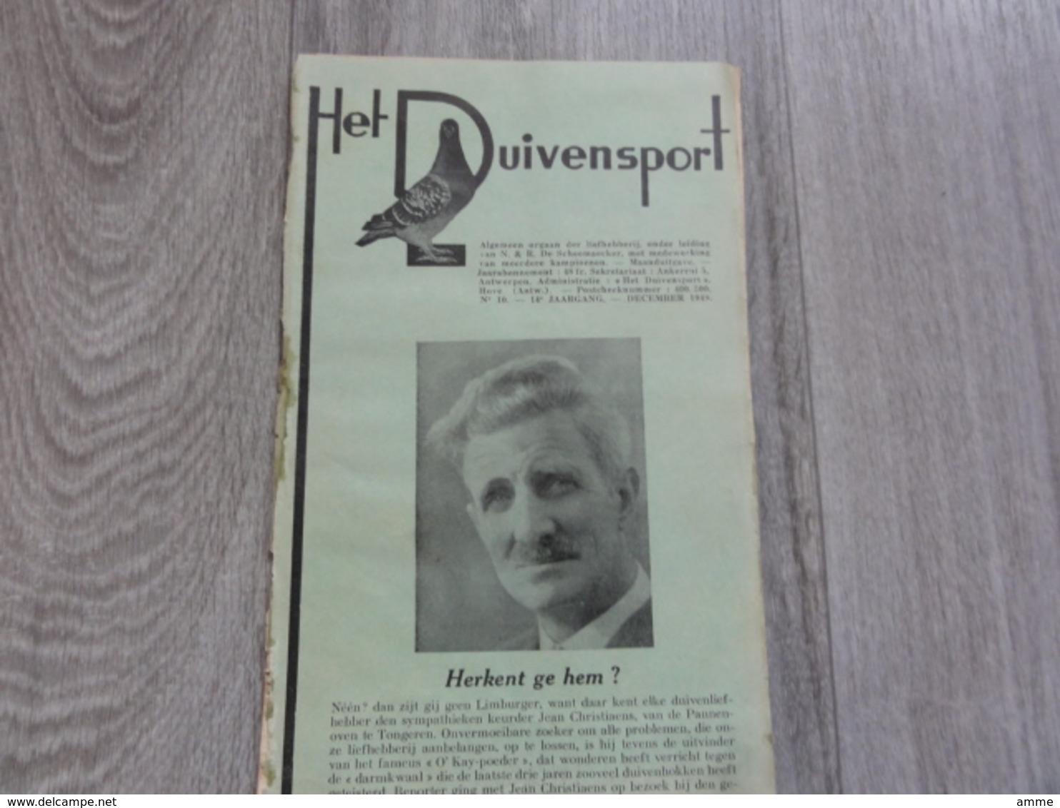 Hove - Het Duivensport   *   11 maanduitgaves , jaargang 1948 ( duivensport - duiven - duif - pigeon - colombophilie )