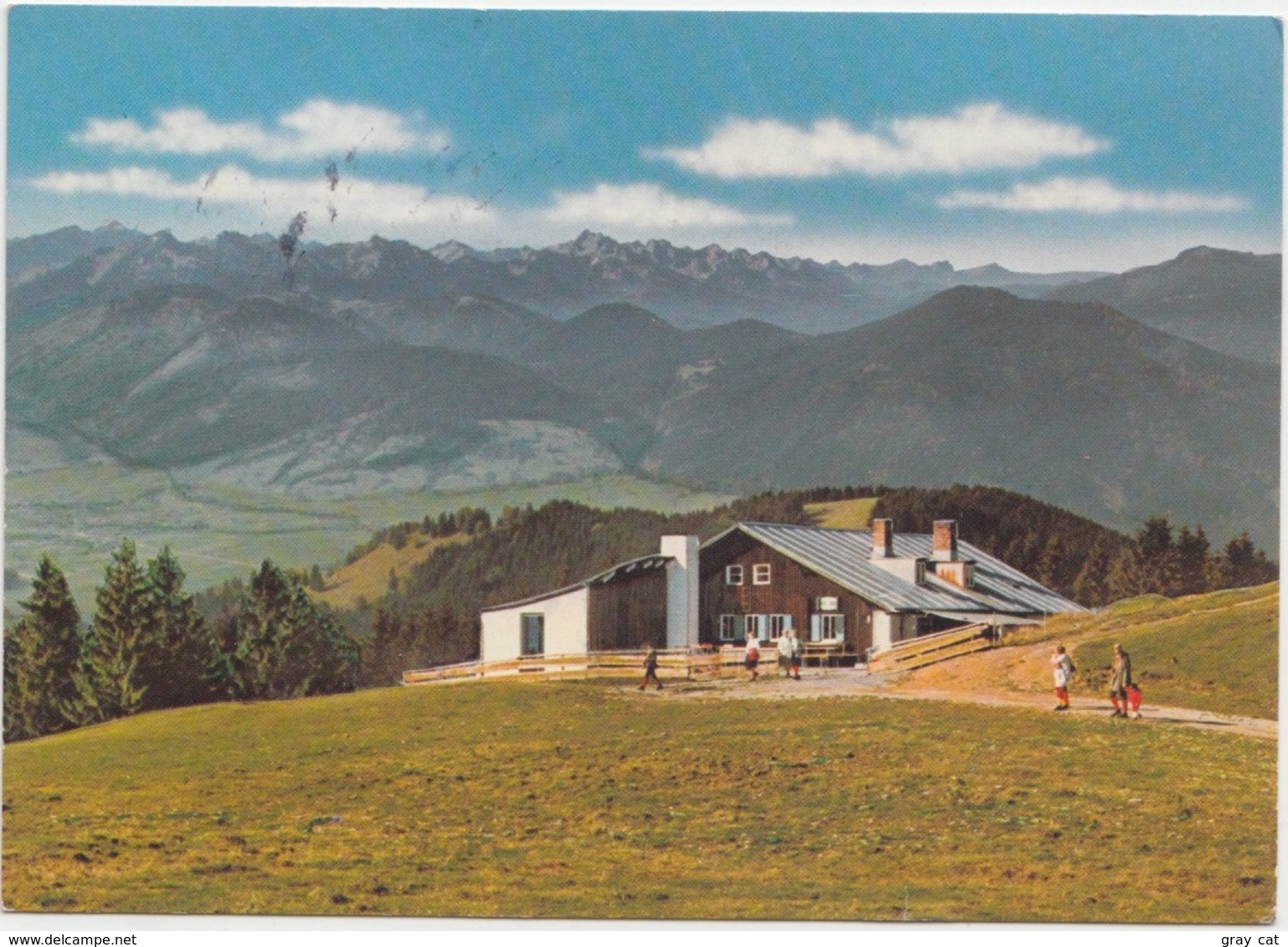 Horndle Hutte 1390 M., Bad Kohlgrub, Germany, Used Postcard [22128] - Other & Unclassified