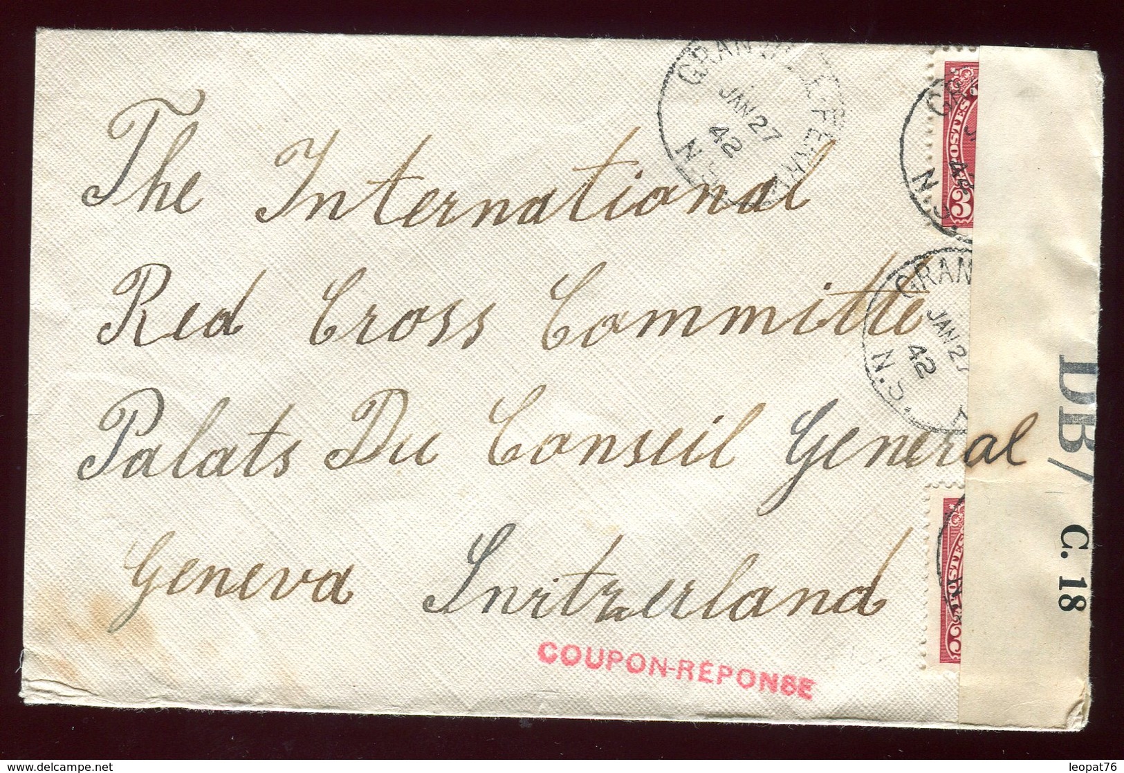 Canada - Enveloppe  De Granville Ferry Pour La Suisse En 1942 Avec Contrôle Postal - N60 - Storia Postale