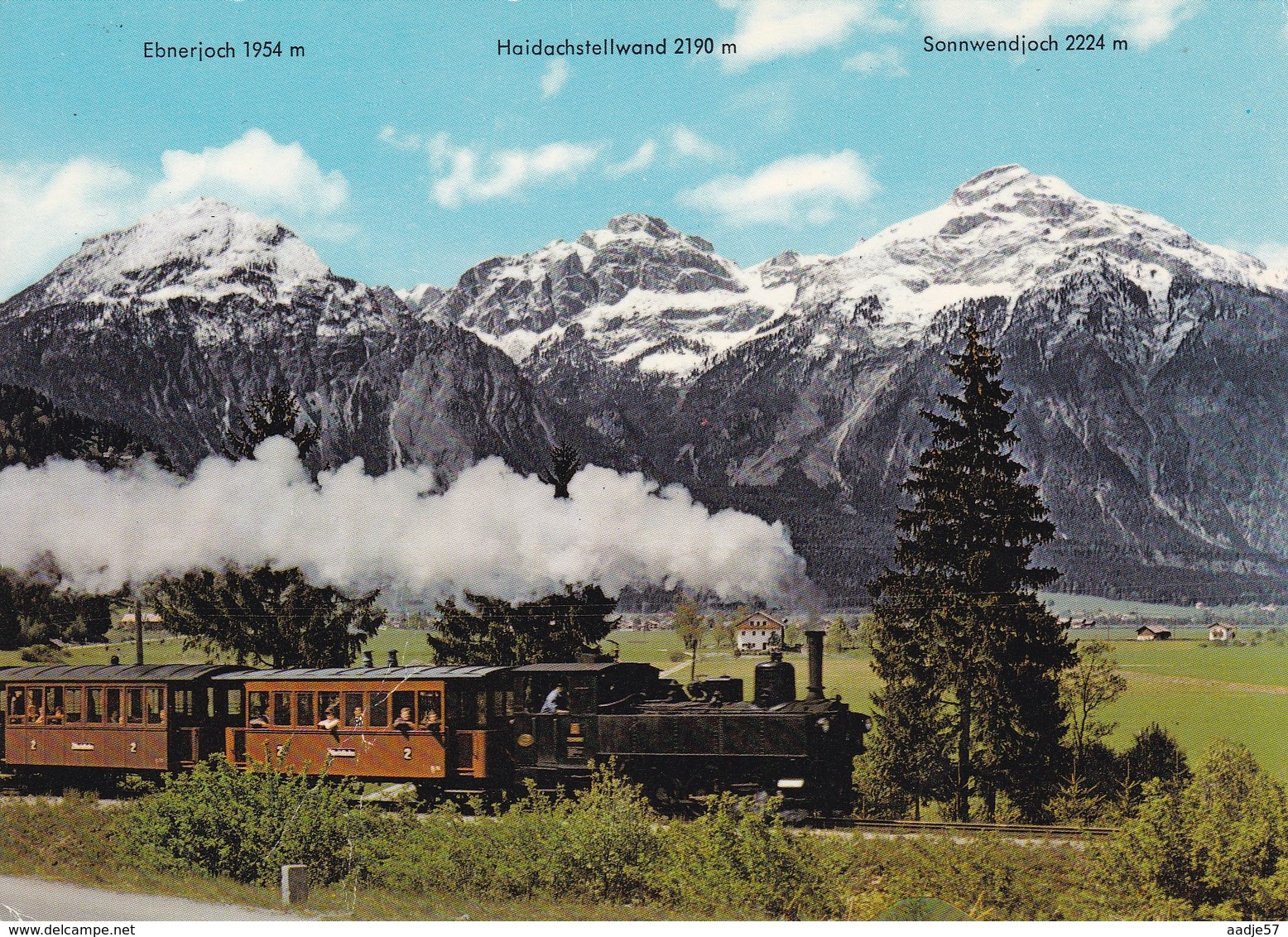 Austria Oostenrijk Zillertal - Treinen