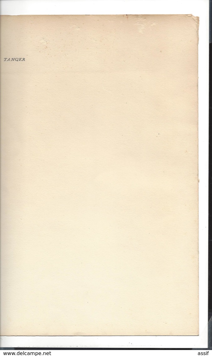 JALABERT EDON Eliane  " TANGER  " Lithographie ( Extrait Ouvrage " Itinéraire Au Maroc " 200 Ex. S.d. 1930 ) - Lithographies