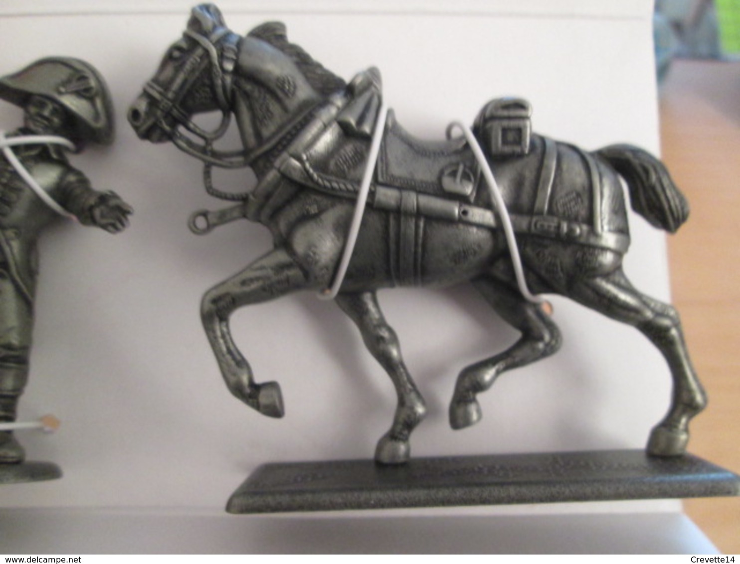 FIGURINE NAPOLEONIENNE 1805 EN ZAMAC DE MARQUE MHSP / U DES CHEVAUX DU WÜRST + LAQUAIS DE L'EMPEREUR - Militaires