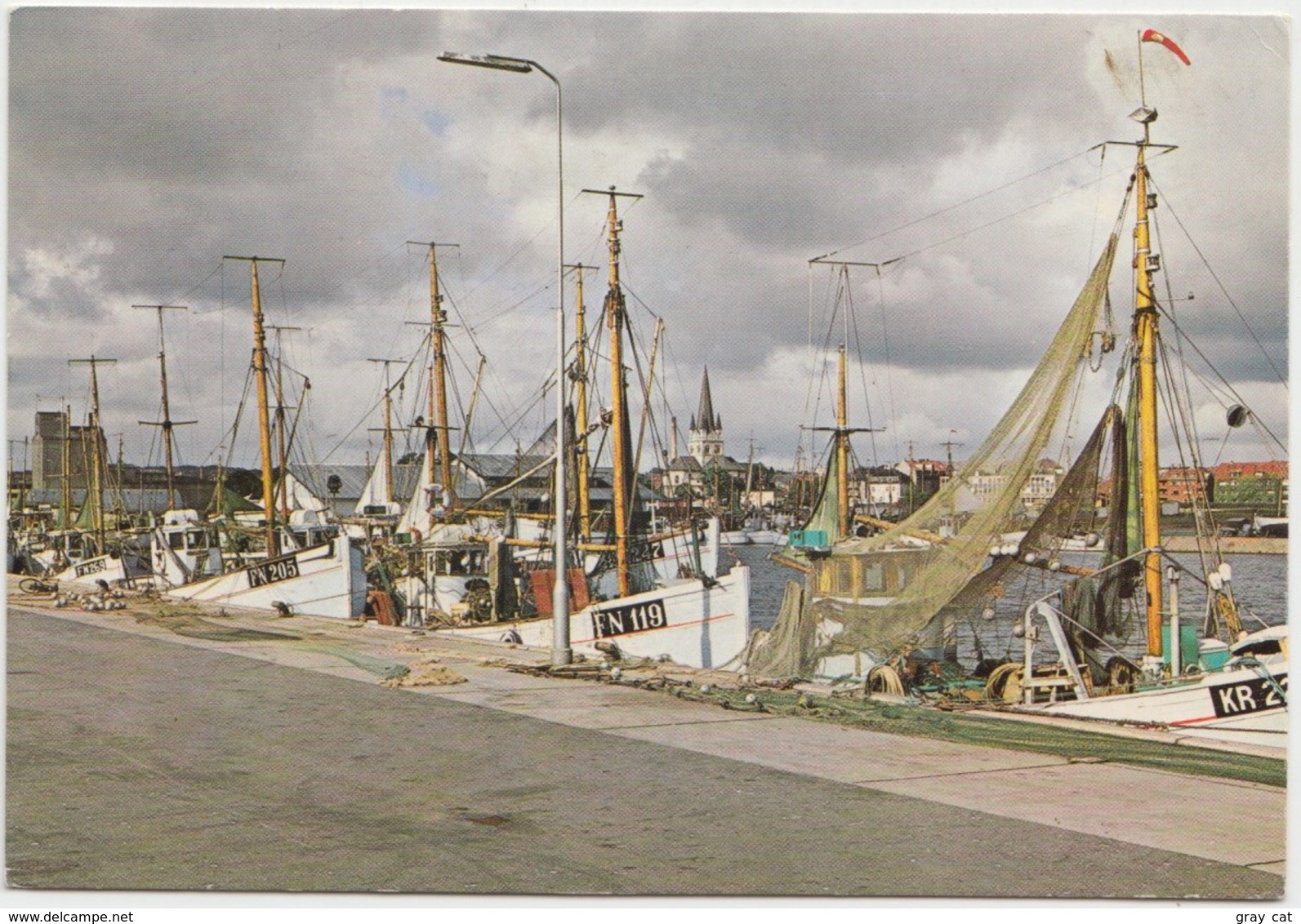 Frederikshavn: Parti Fra Fiskerihavnen, Denmark, Used Postcard [22146] - Denmark