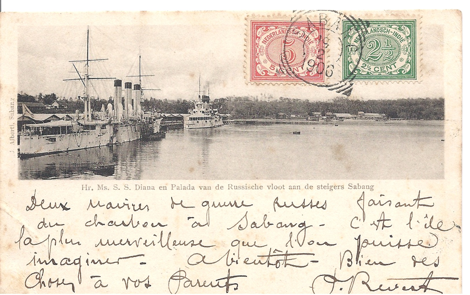 Ansichtskarte Von  Nederlandisch Indie - Sabang Aus DemJahre 1906 - Indonesien