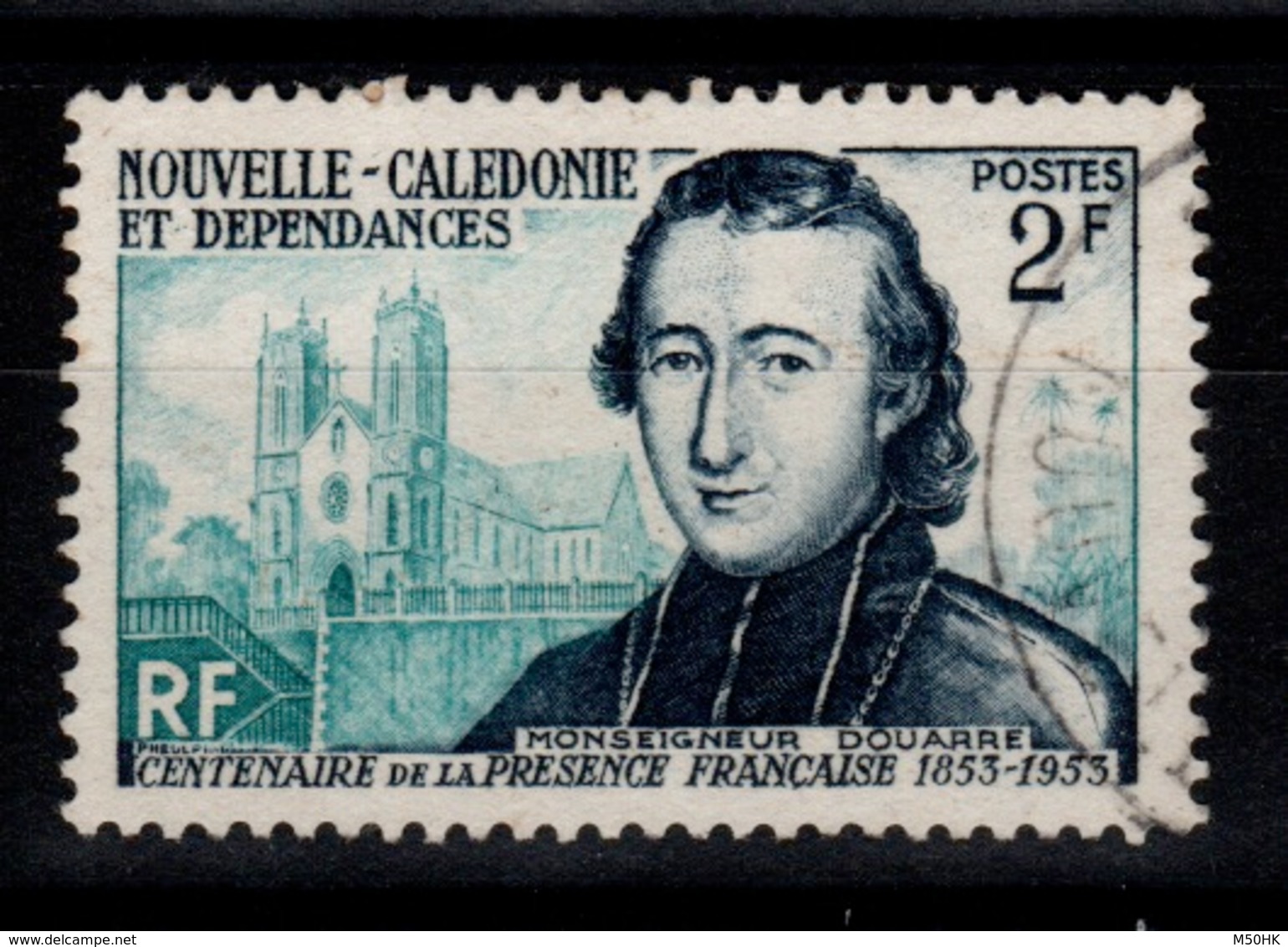 Nouvelle Calédonie - YV 281 Oblitéré Mgr Douarer Cote 4 Euros - Oblitérés