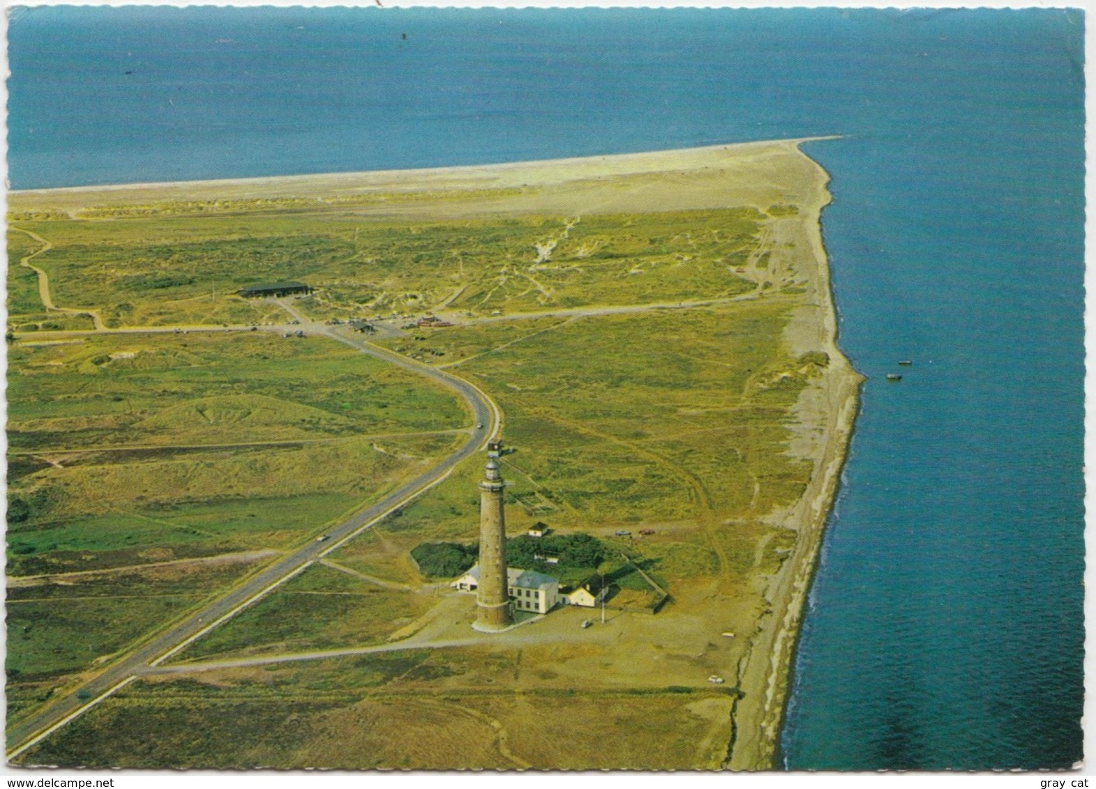 Skagen, Grenen Set Fra Luften, Aerial View Of Grenen, Denmark, 1968 Used Postcard [22154] - Denmark