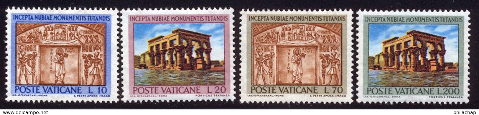 Vatican 1964 Yvert 397 / 400 ** TB - Nuovi